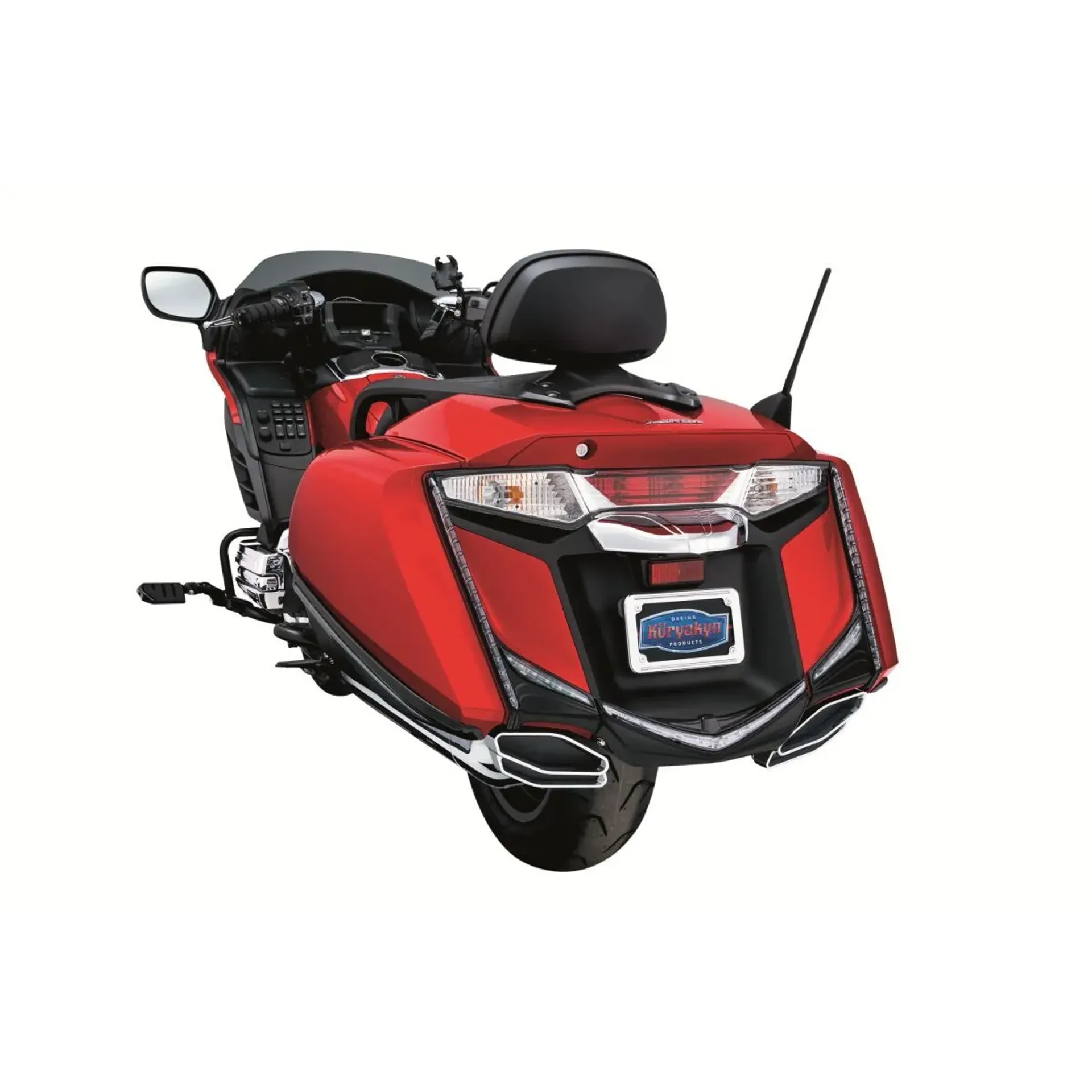 Vertical Rear Led Light Strips With Smoke Lenses Black