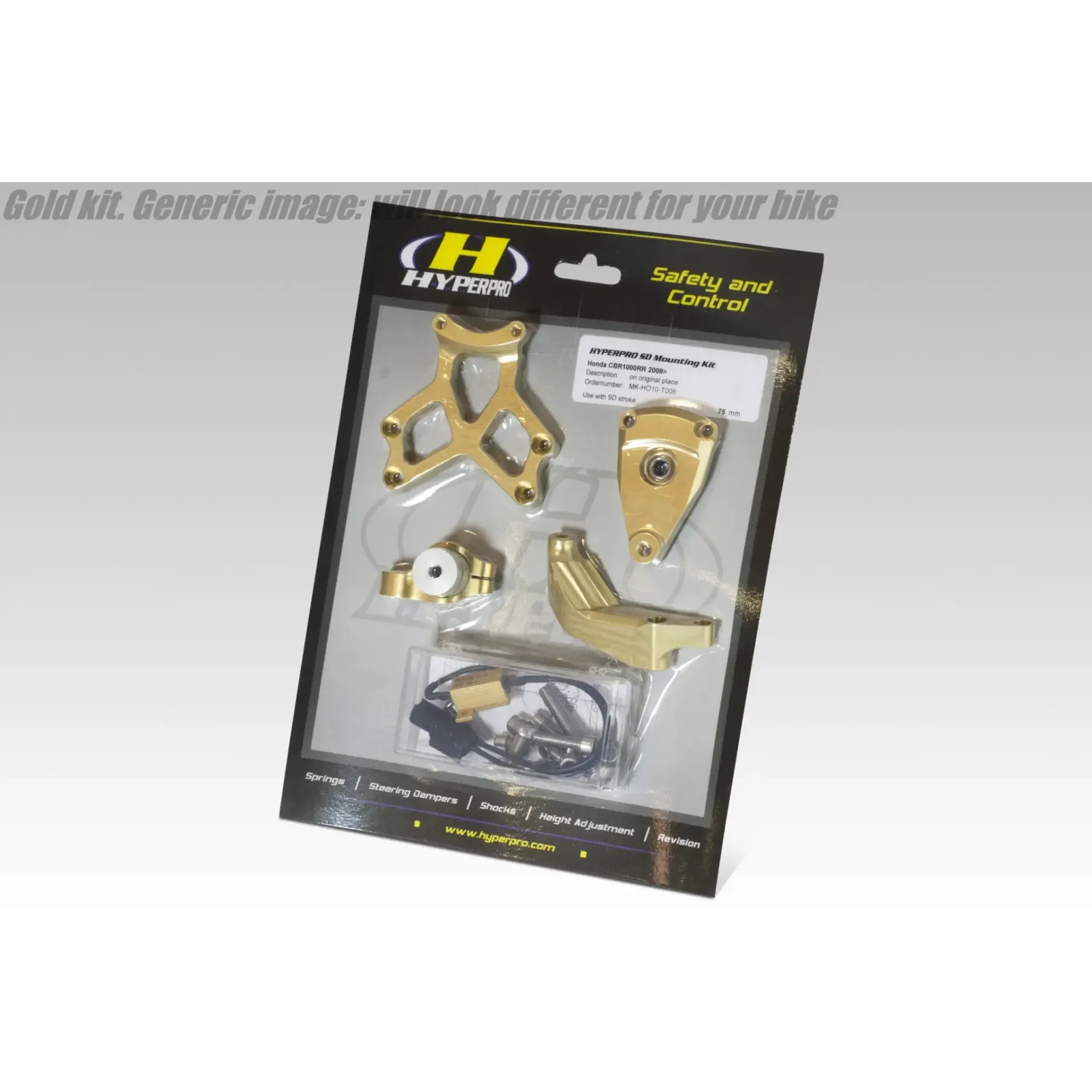 Sd mount. kit gold bmw f 850/9