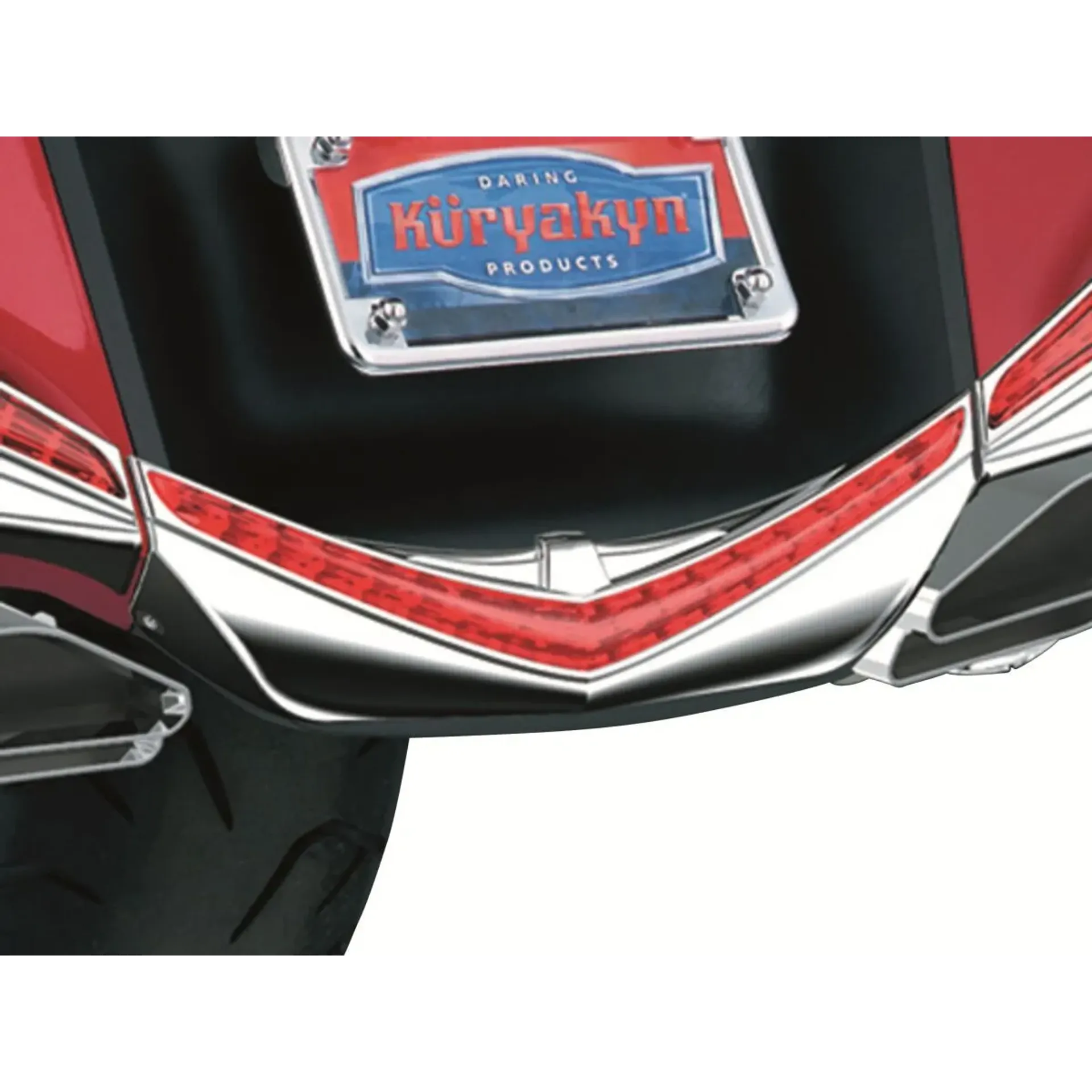 Led Rear Fender Tip Chrome Honda Gl1800