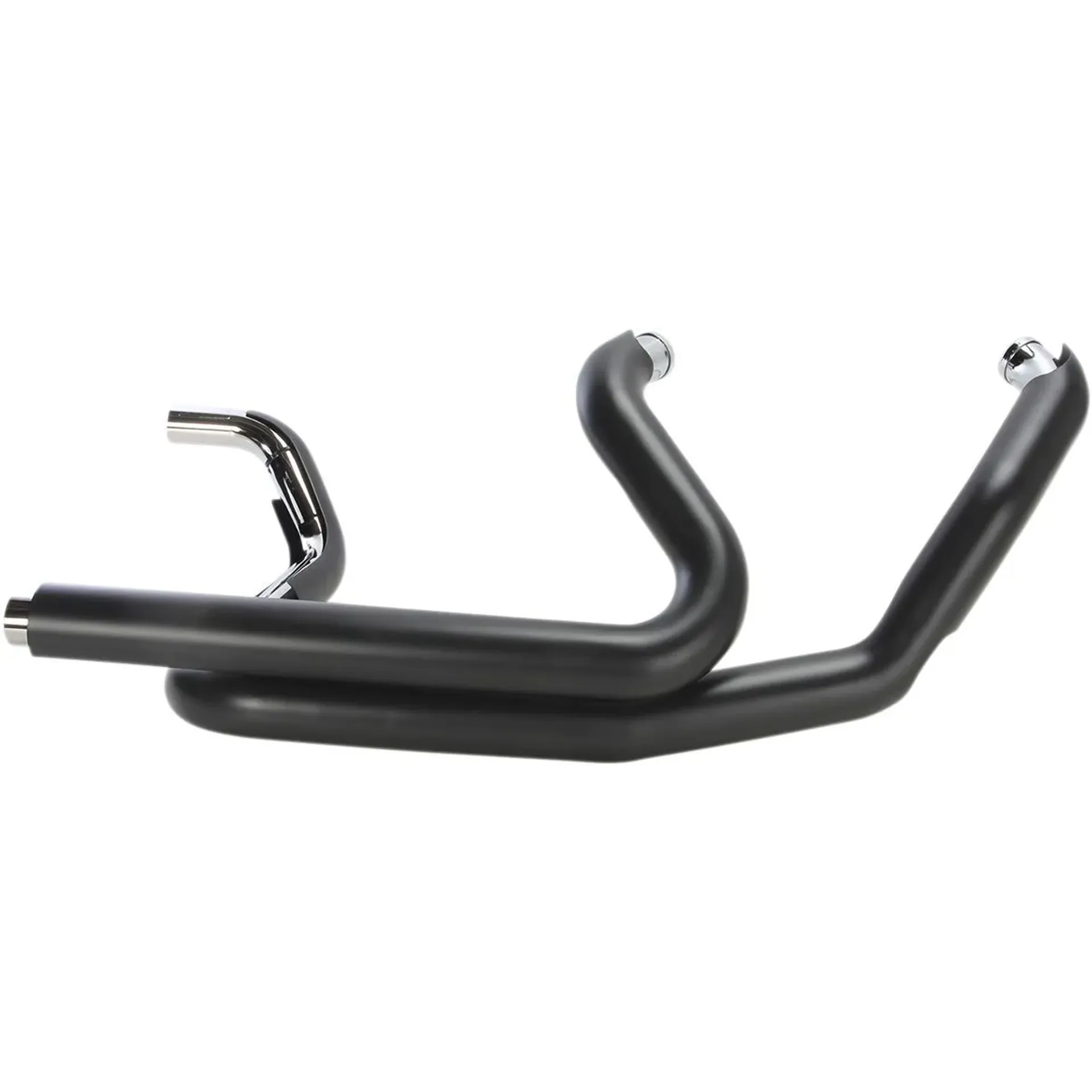Headpipes Powerport Dual W/Dual Bungs Black