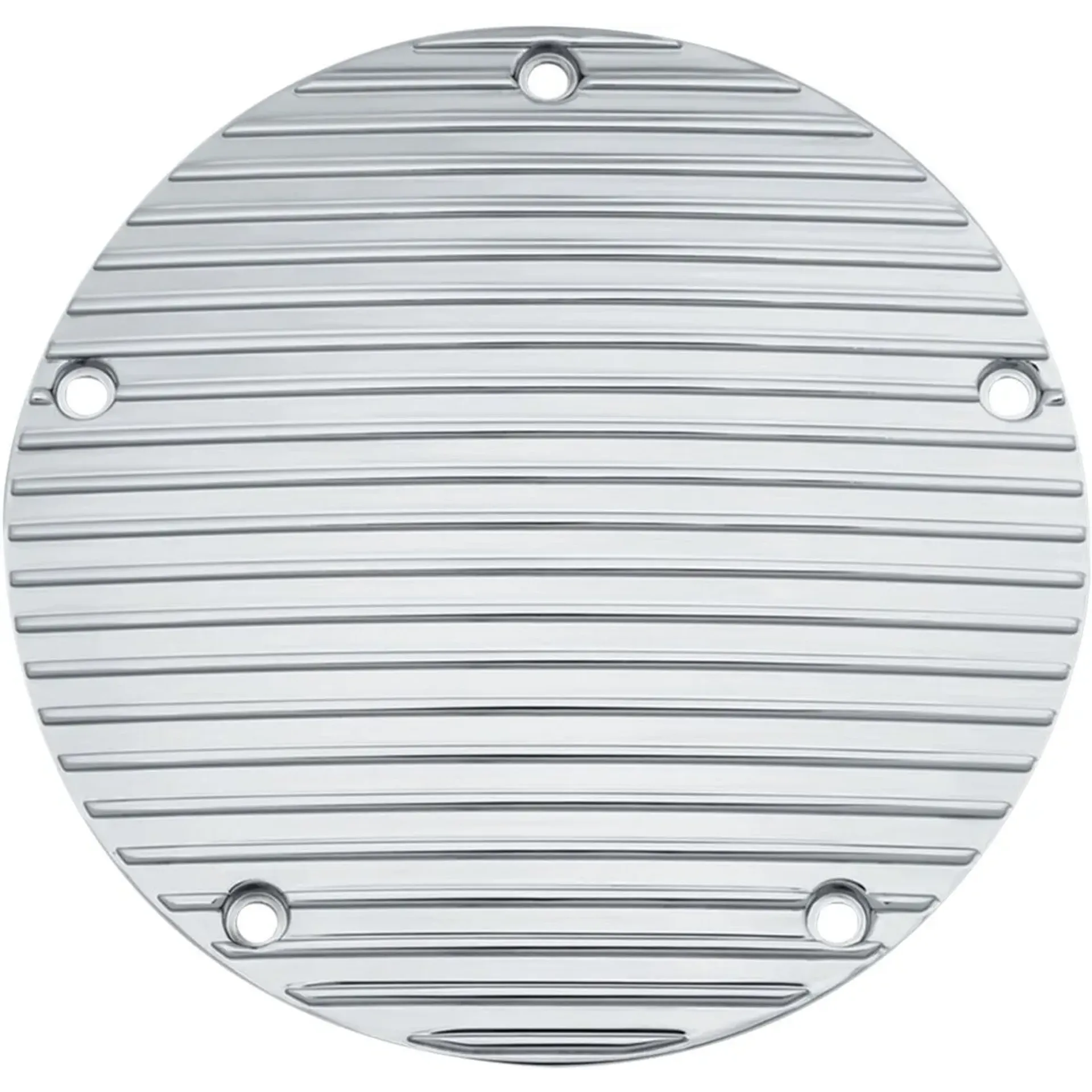 Derby Cover Finned Chrome