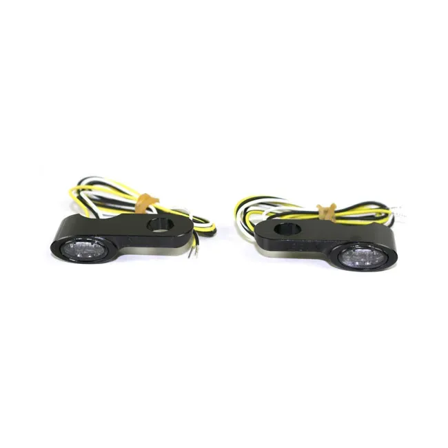 Kodlin, Elypse LED mini turn signals. Front. Black