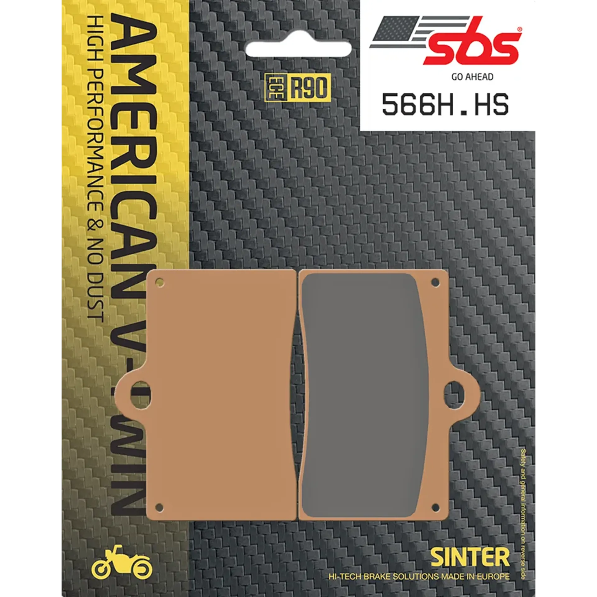 SBS HS FR Brake pads Indian 09-13