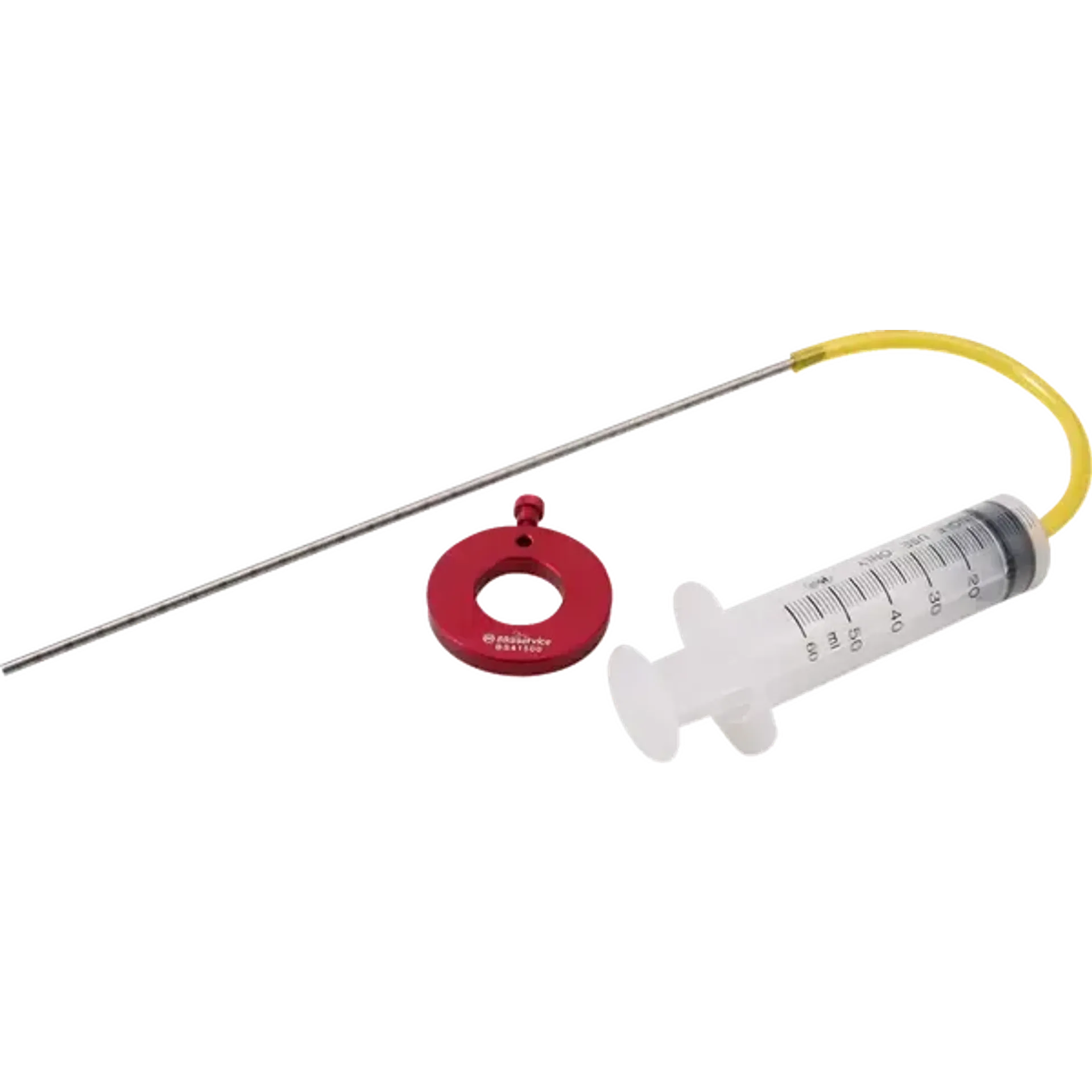 Fork oil level gauge
