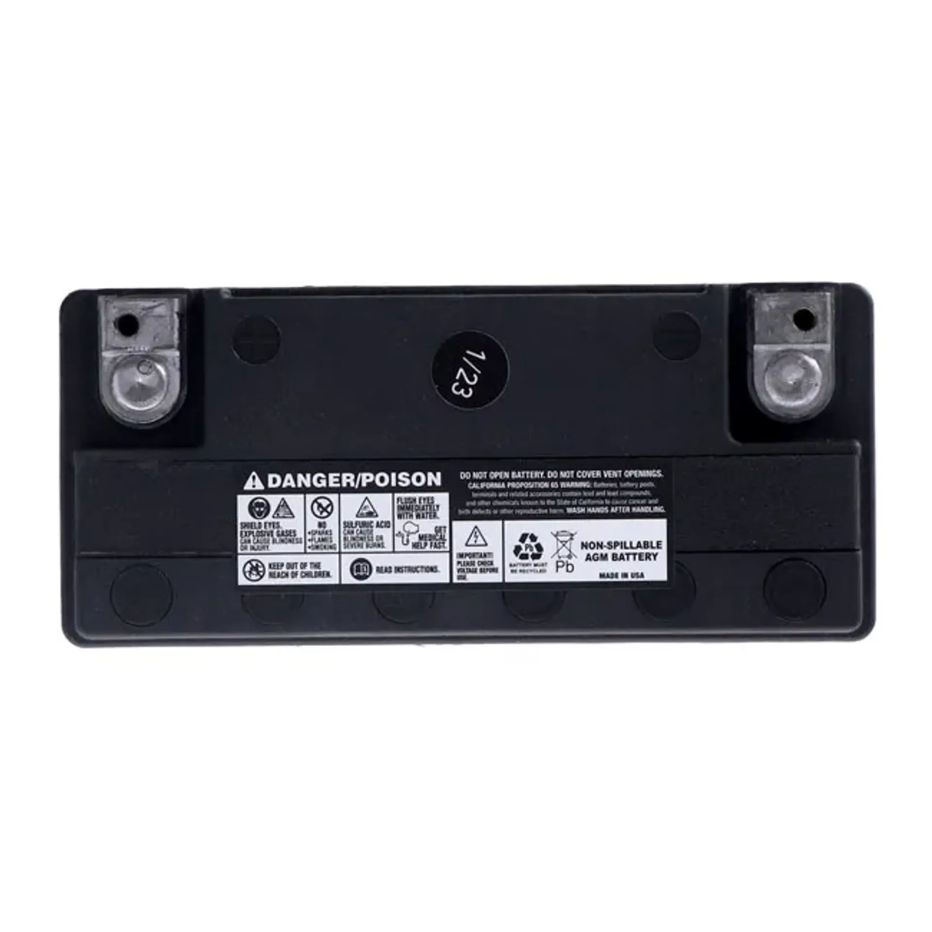 MCS, Advance Series - AGM sealed battery. 12v, 20ah, 340cca