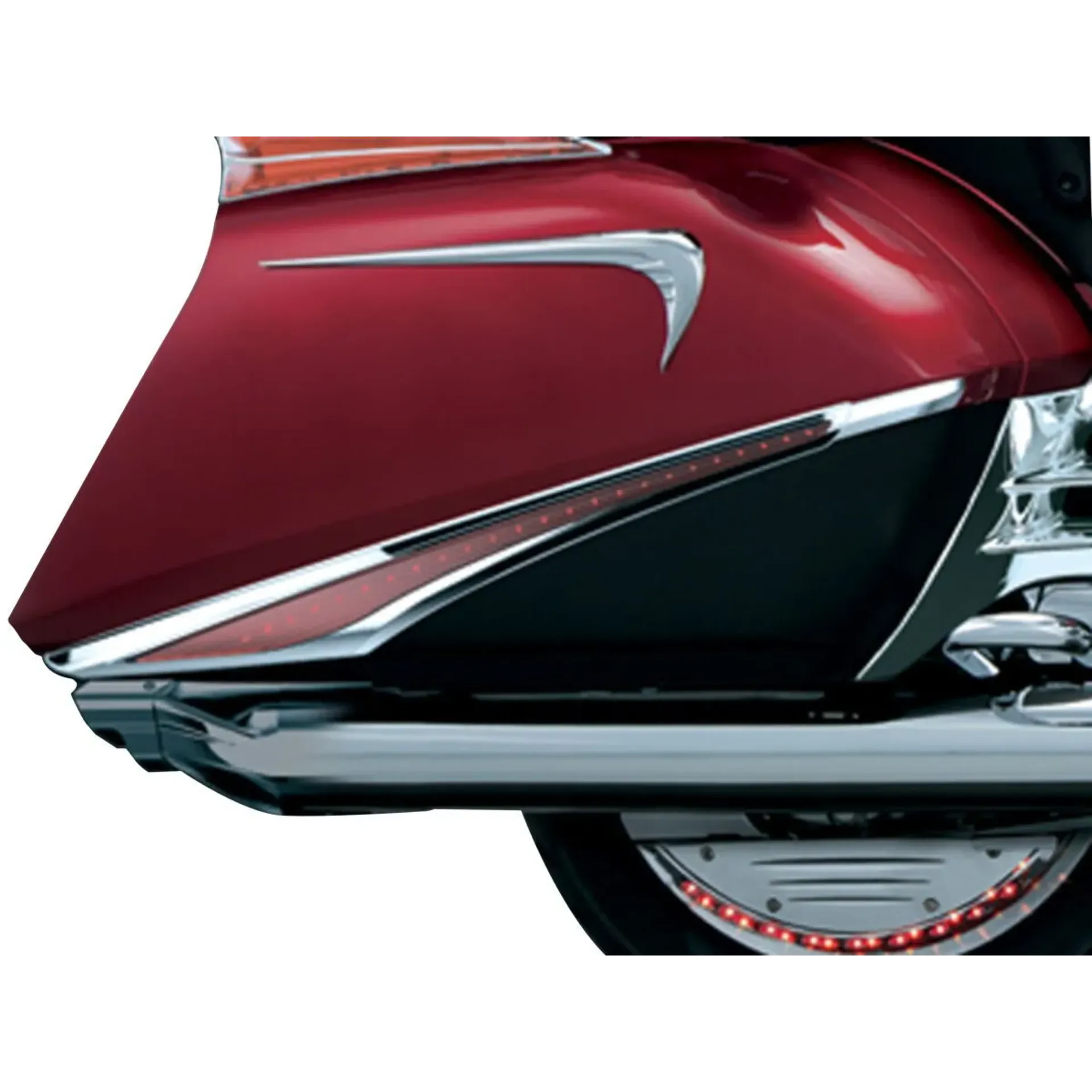Led Saddlebag Accent Swoops Chrome