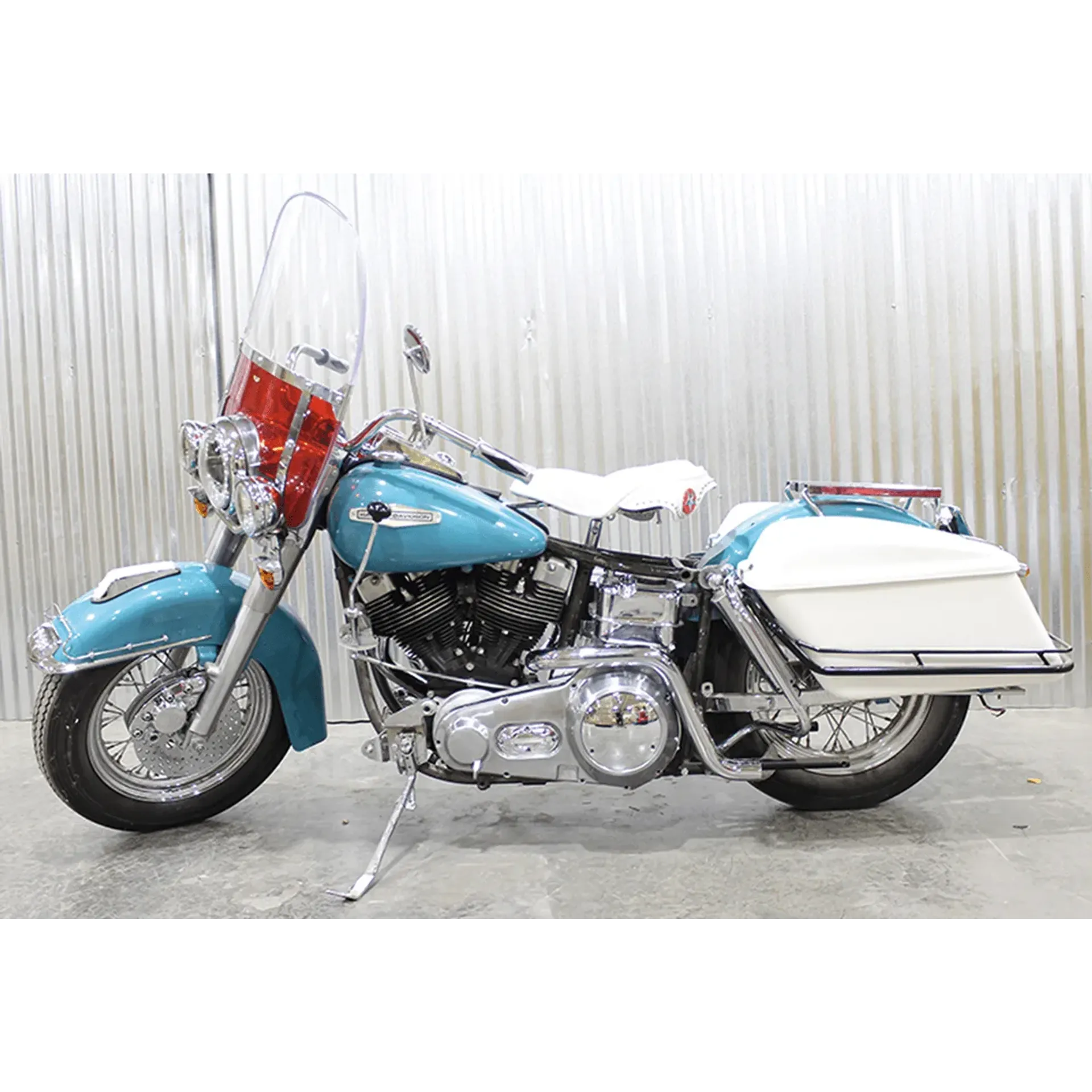 True Dual Exhaust Headers Chrome FL70-84