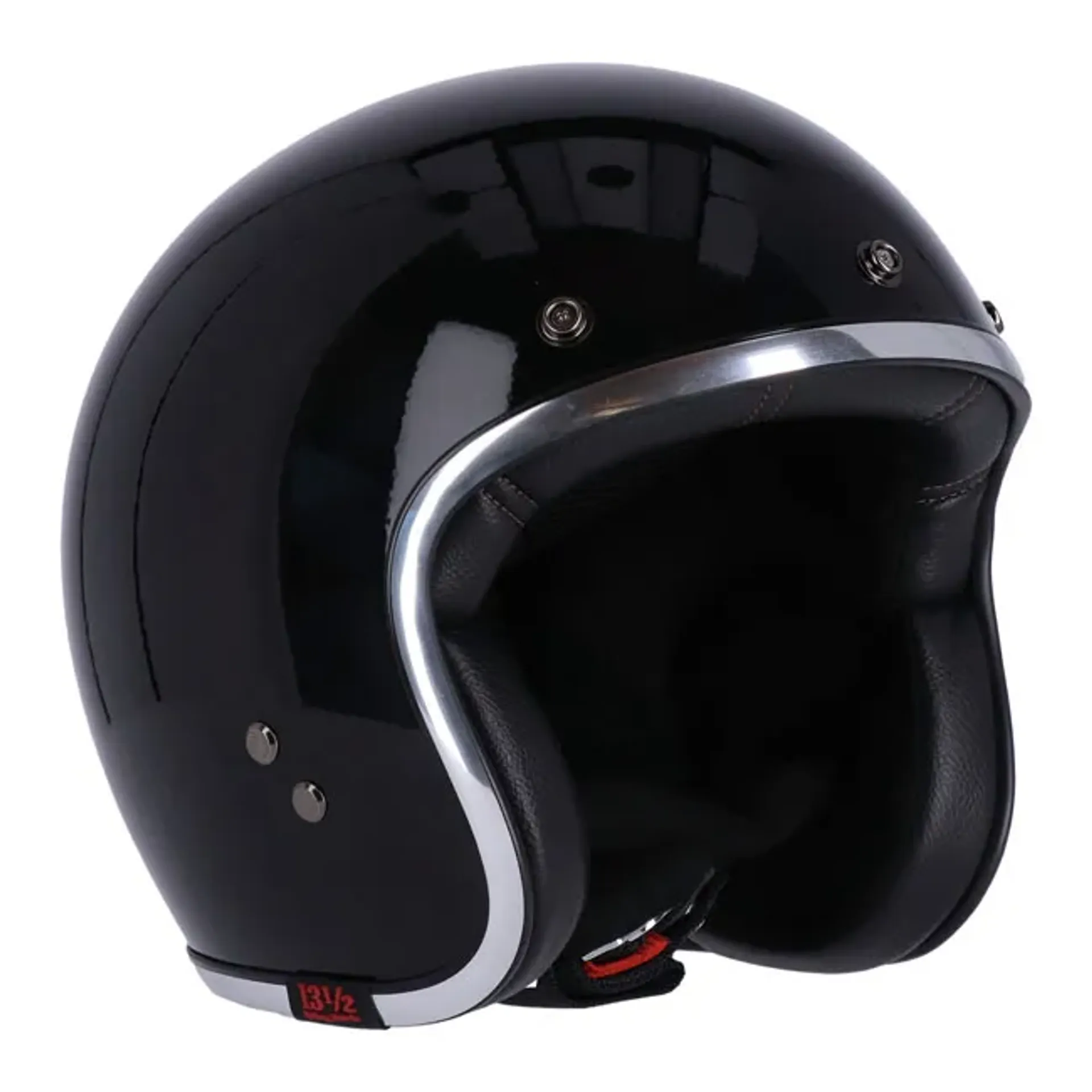 13 1/2 Skull bucket helmet black