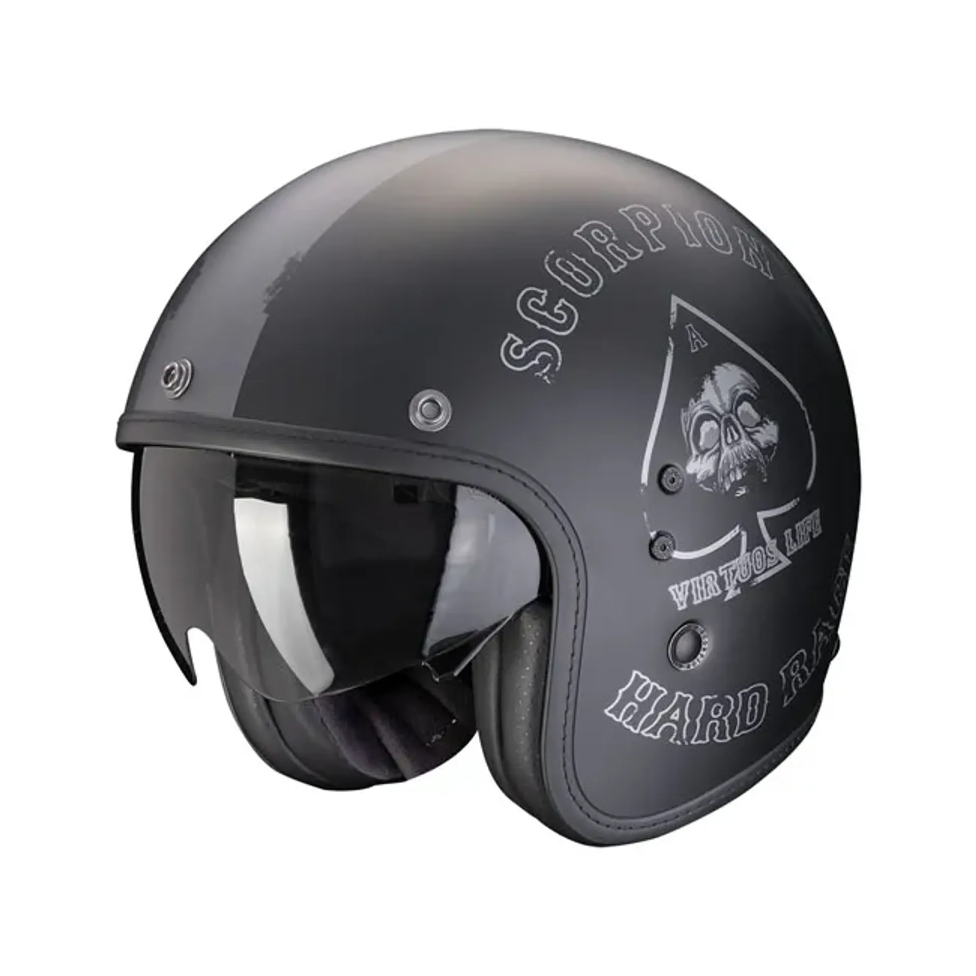 Scorpion Belfast Evo helmet matt black/silver