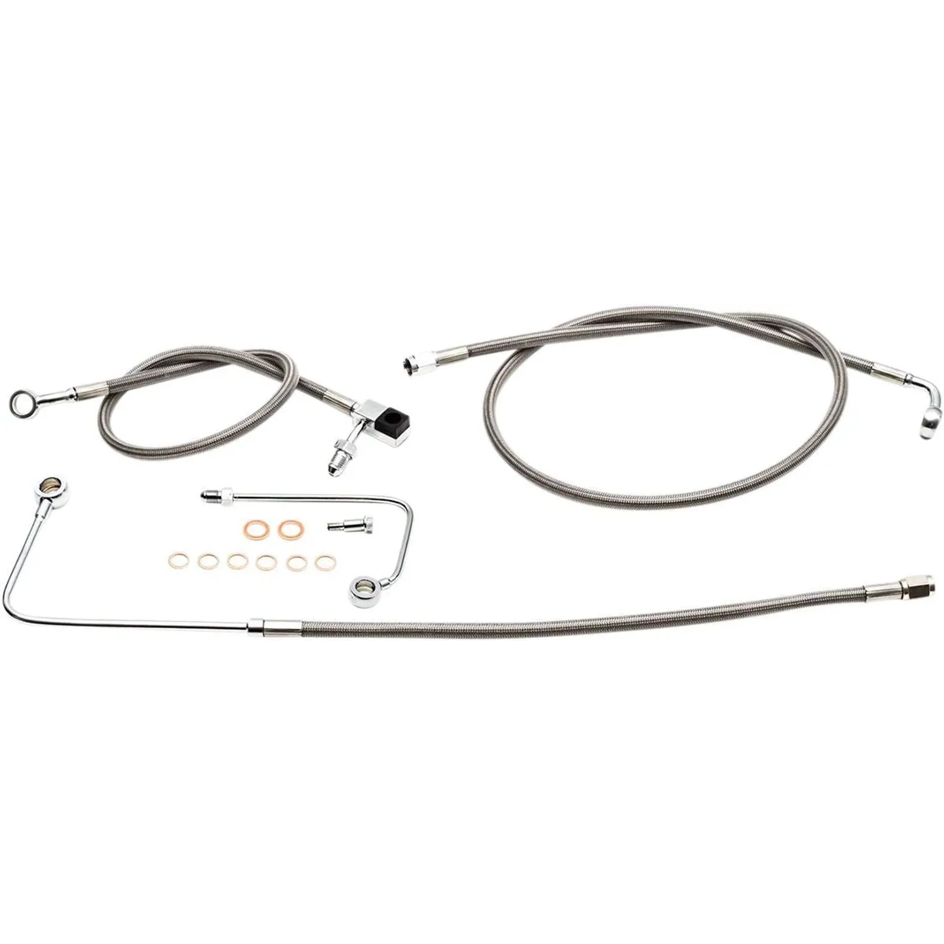 Handlebar Cable/Brake & Clutch Line/Wire Kits And Components / Stainless Steel / Natural