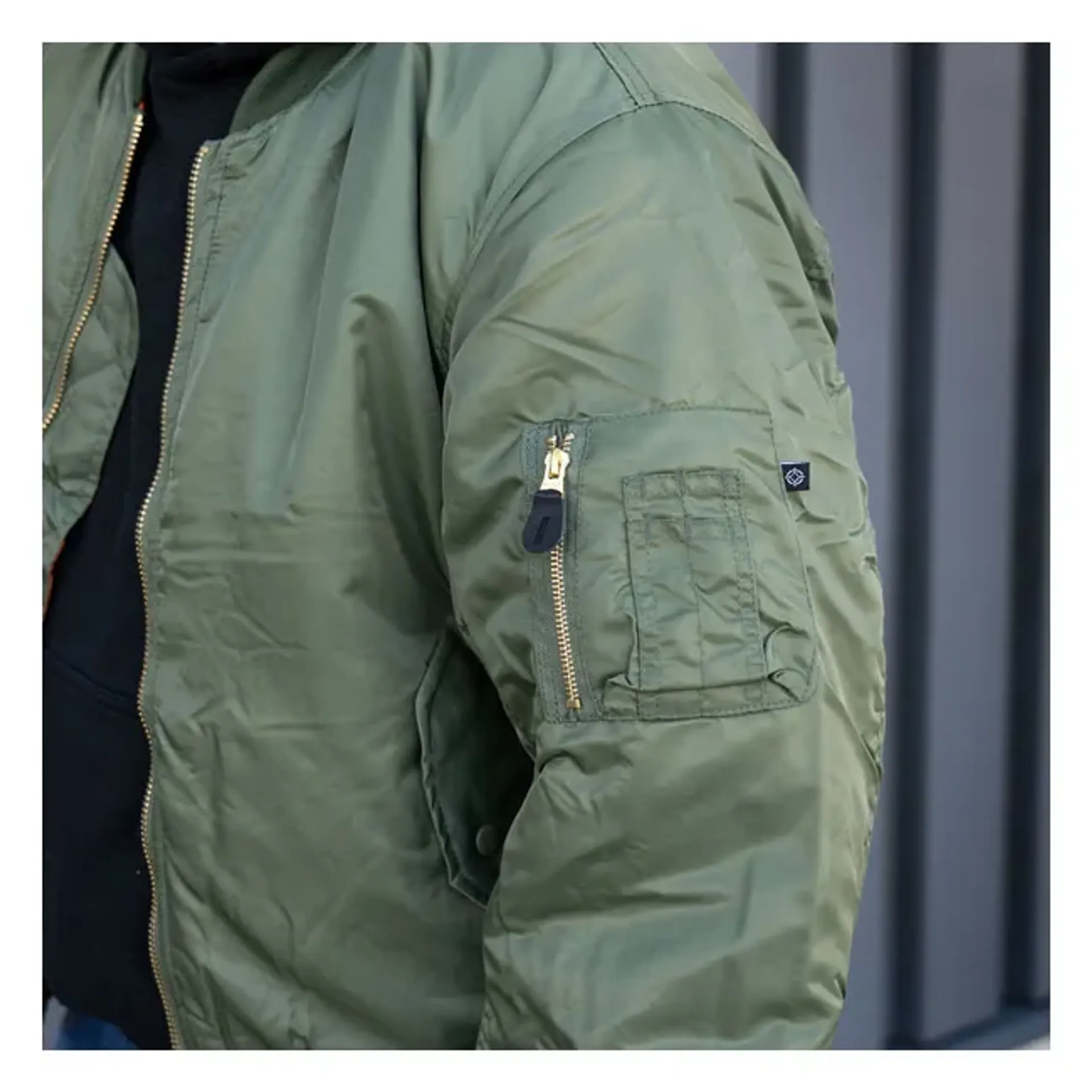 MA-1 Bomber flight jacket green