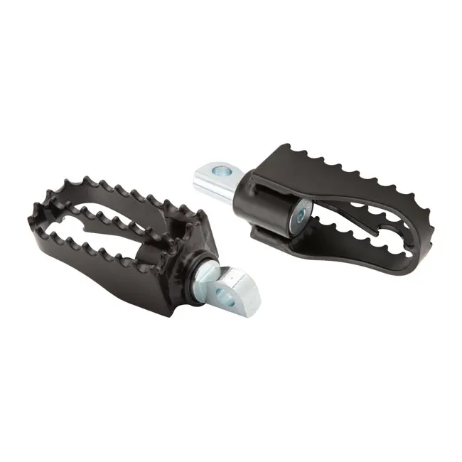 Burly, Mini MX style foot pegs. Black