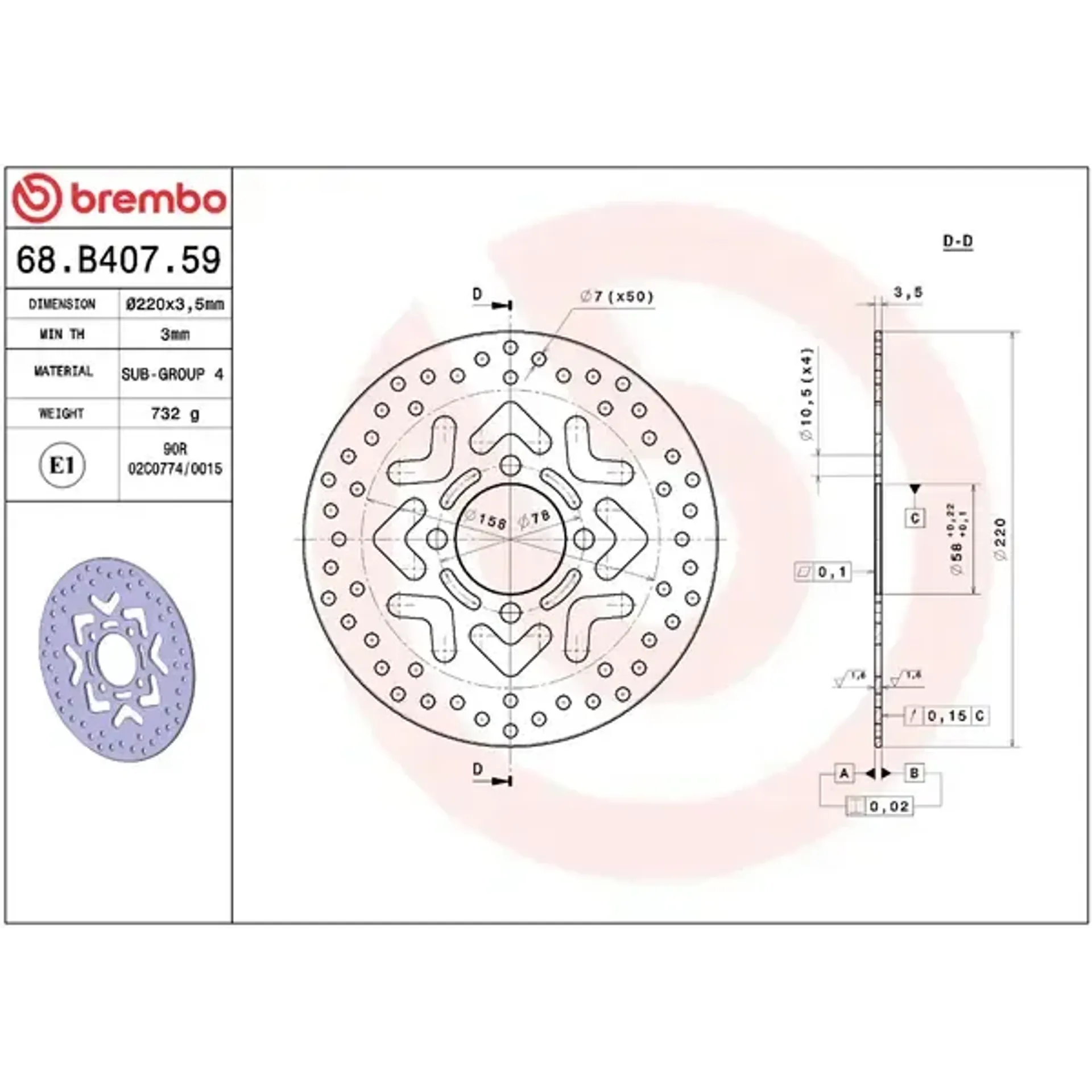 Brake disc fix fr