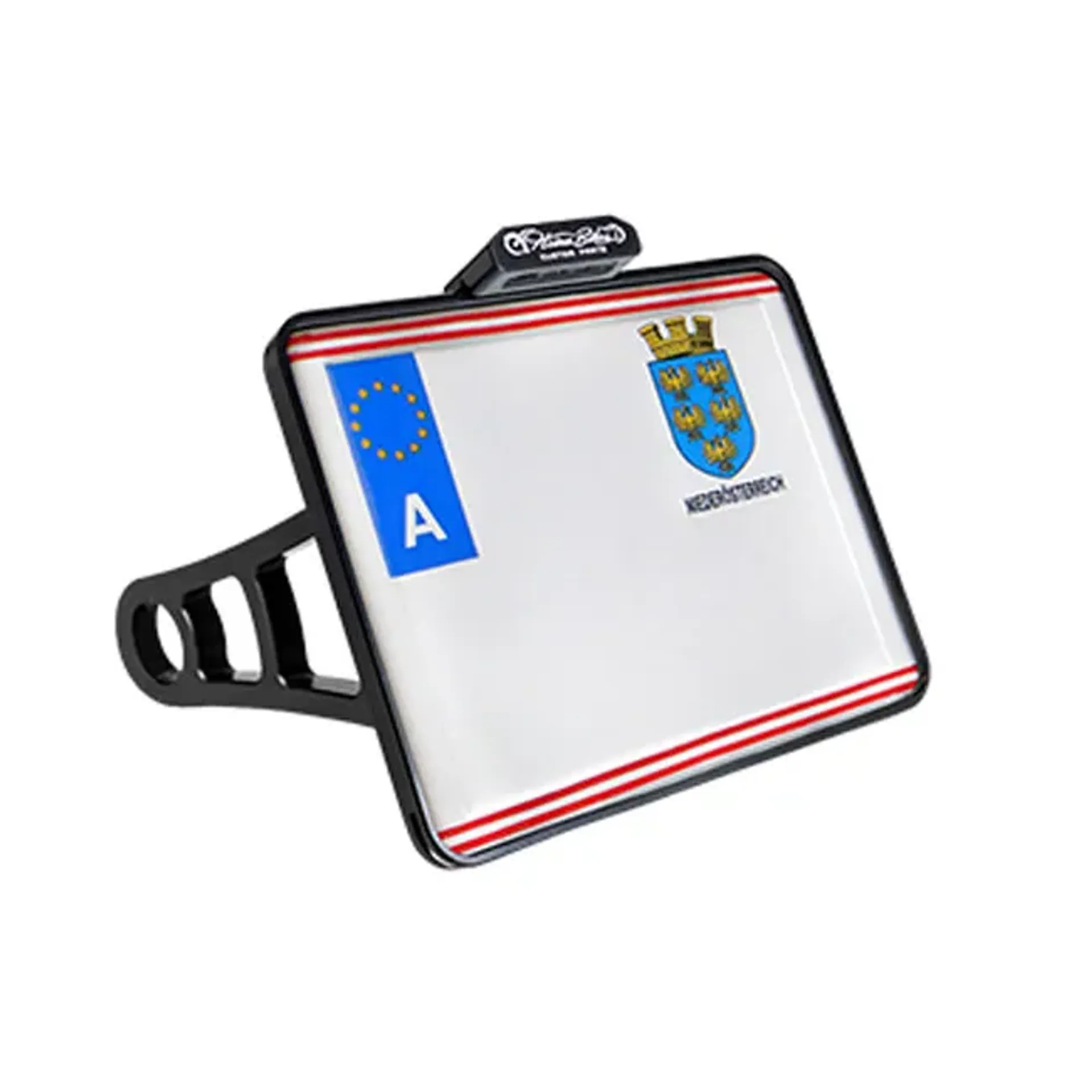 *6 DAYS EXTRA TRANSIT TIME* HeinzBikes, side mount license plate bracket. Black