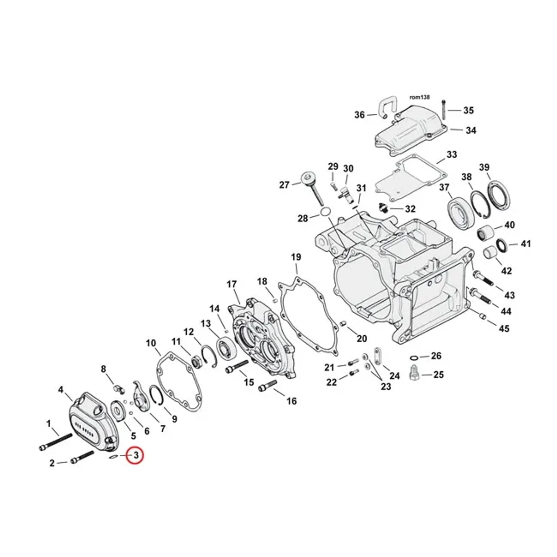 Cometic. O-ring clutch cable
