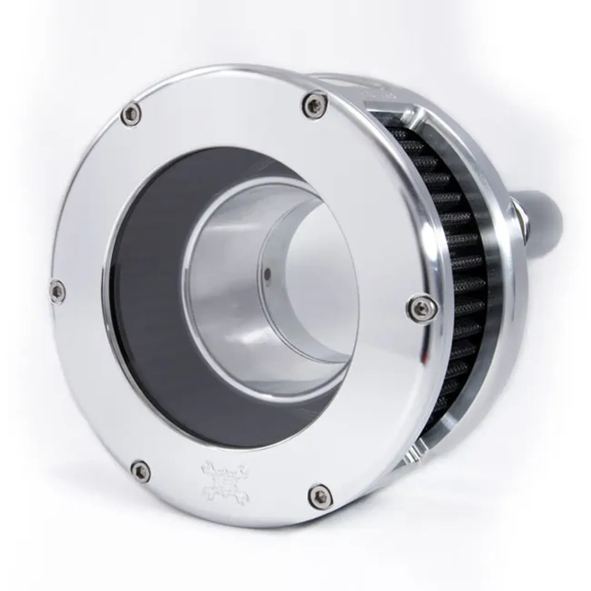 Feuling, BA air cleaner. Raw. Black filter. Clear cover