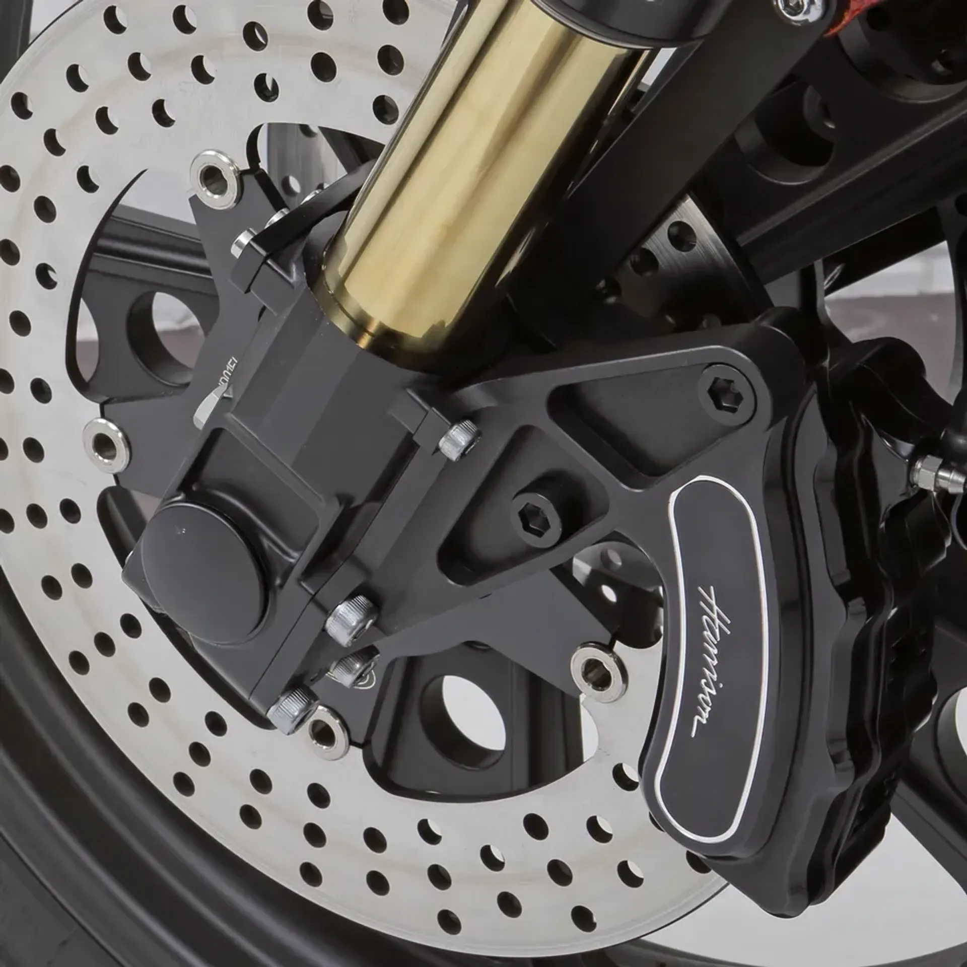 Brembo P4 30/34C LH cal brckt Ohlins BLK