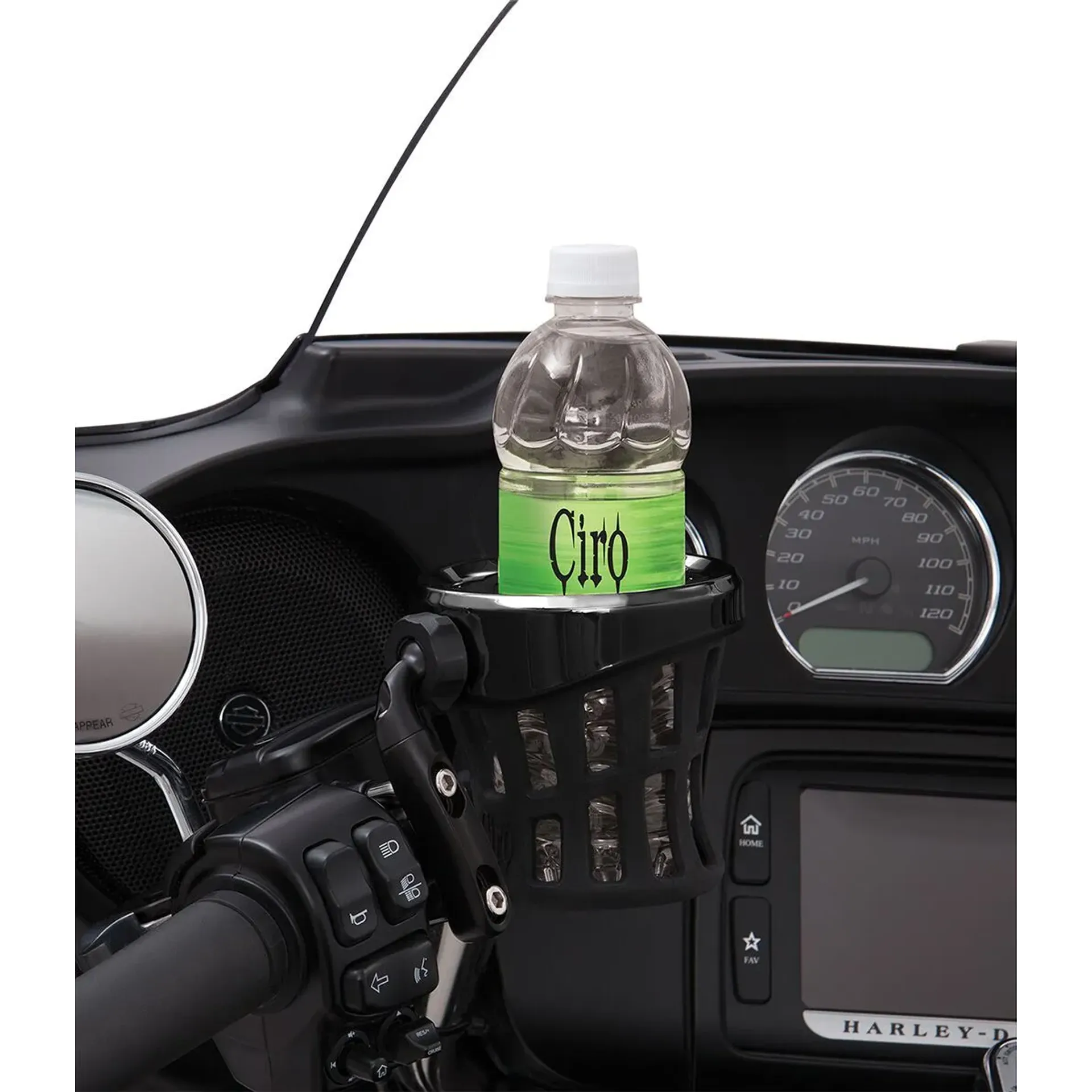 Drink Holder With Perch Mount Black