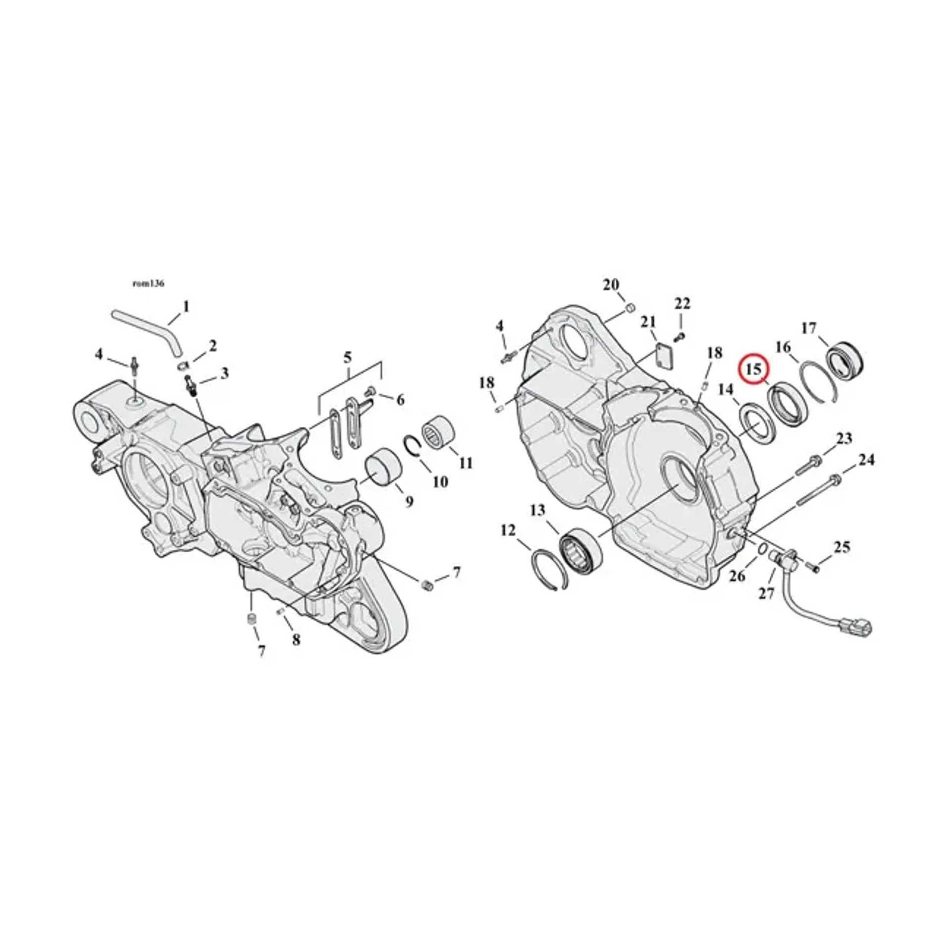 Cometic, sprocket shaft oil seals