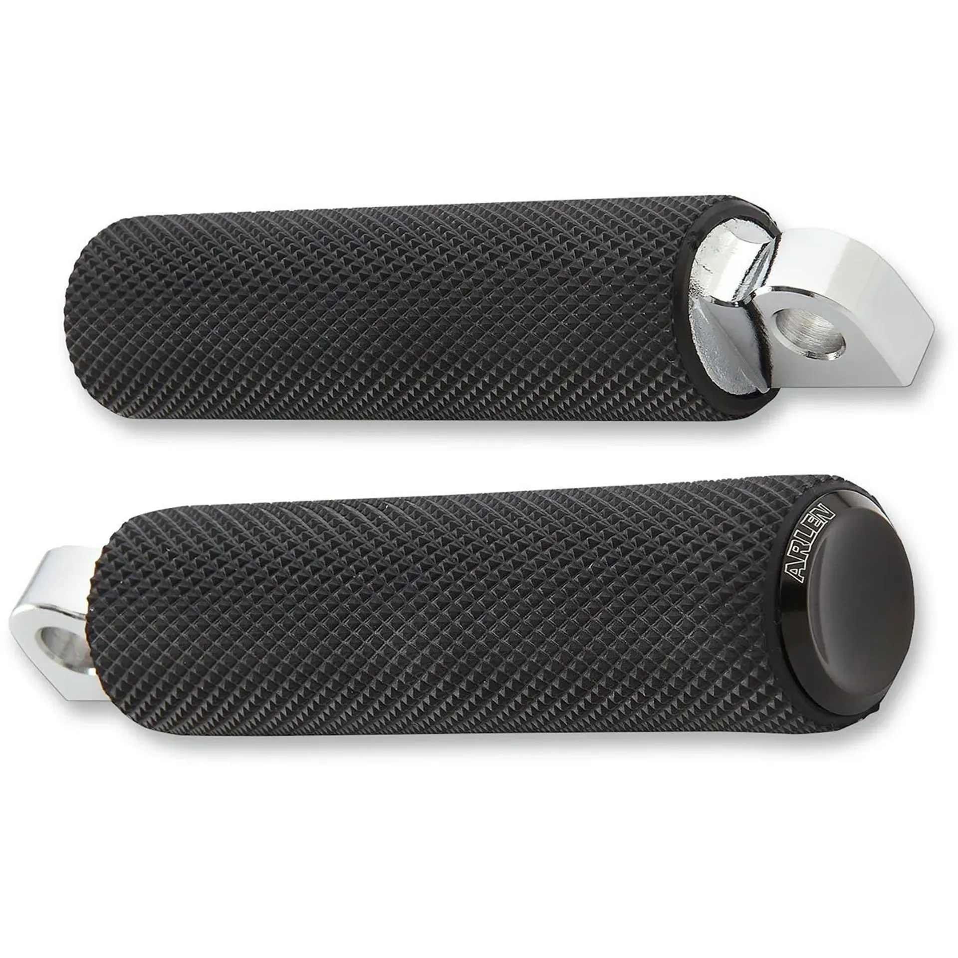 Footpegs Knurled Black
