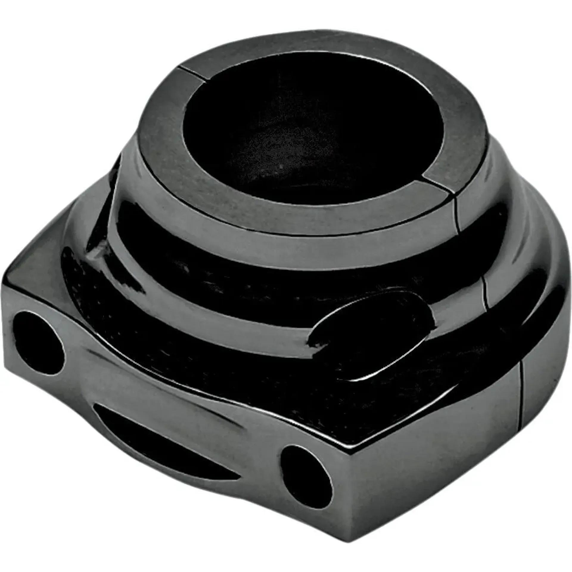 Black Anodized Throttle Housing Dual Cable (Snap In Cable)