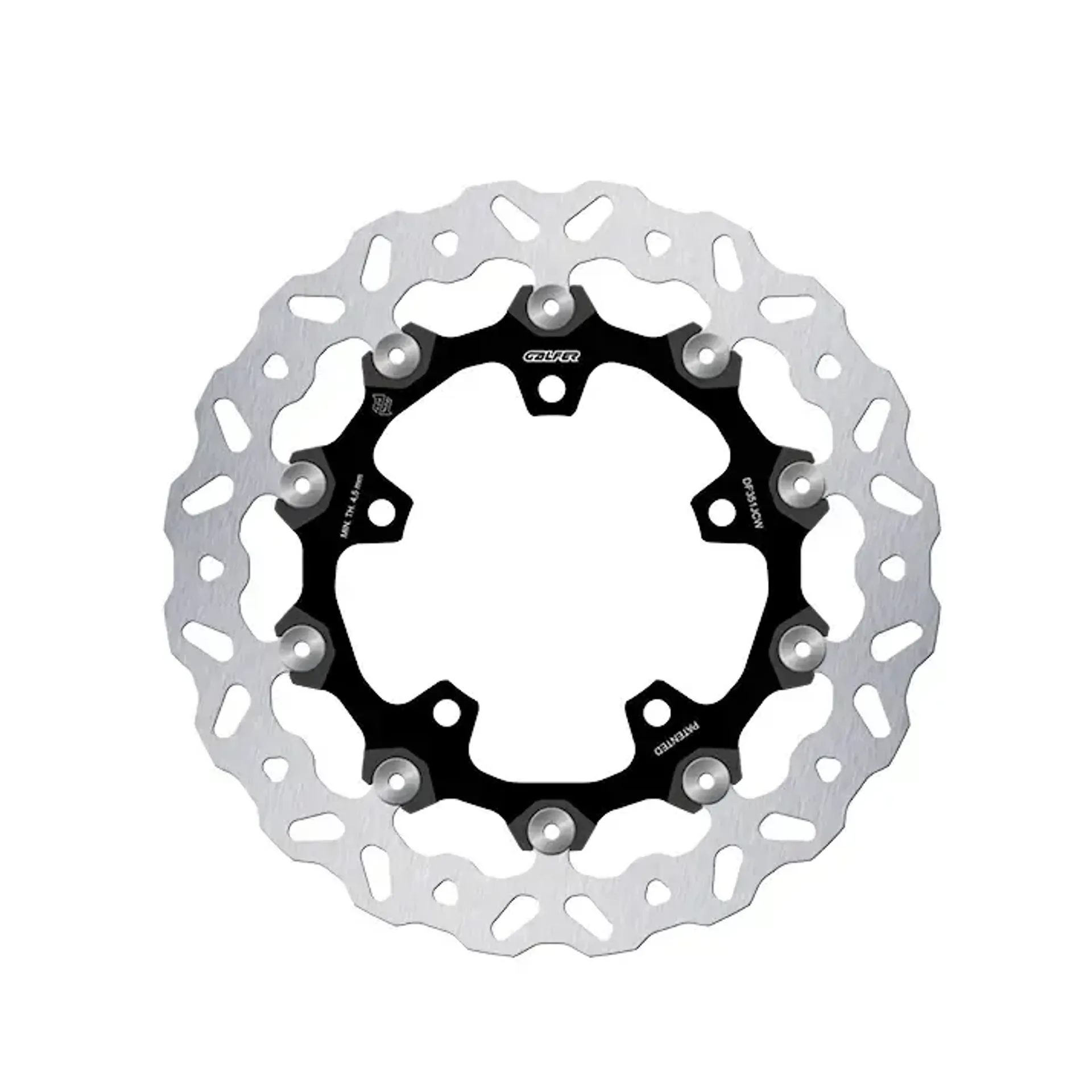 Brake disc wave floatech