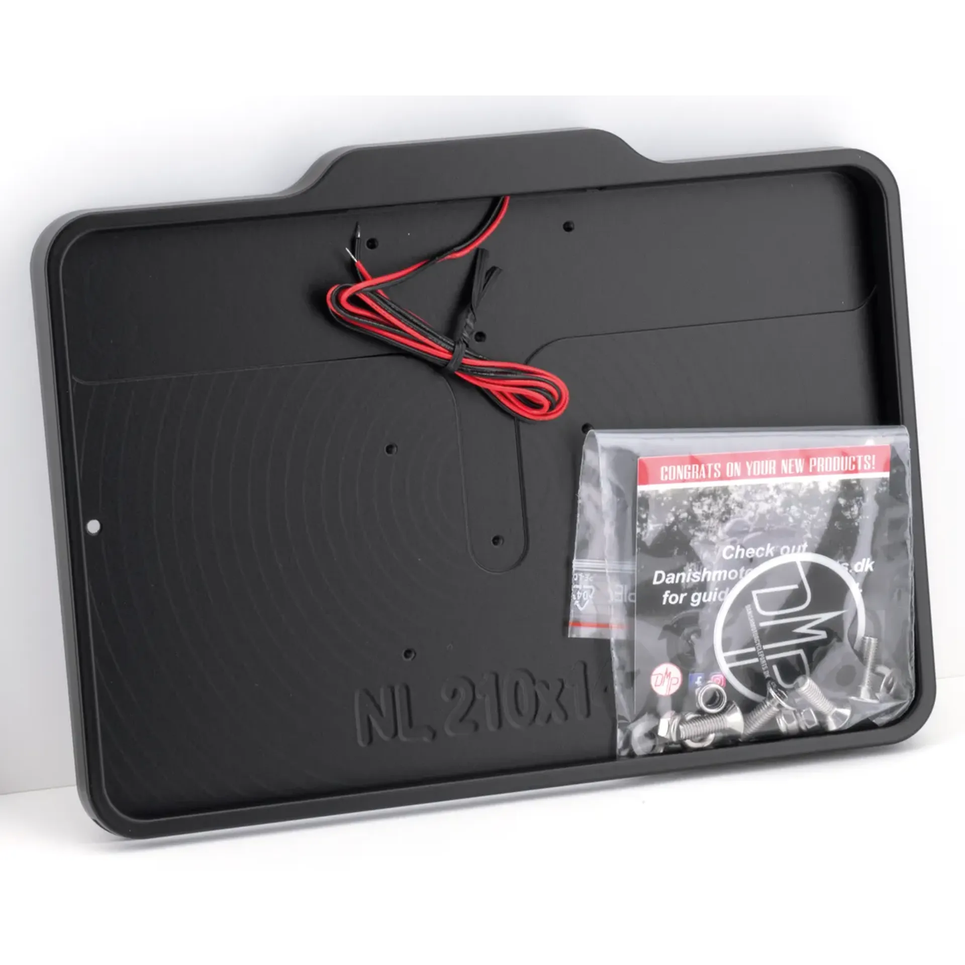 DMP License Frame NL Matt Black