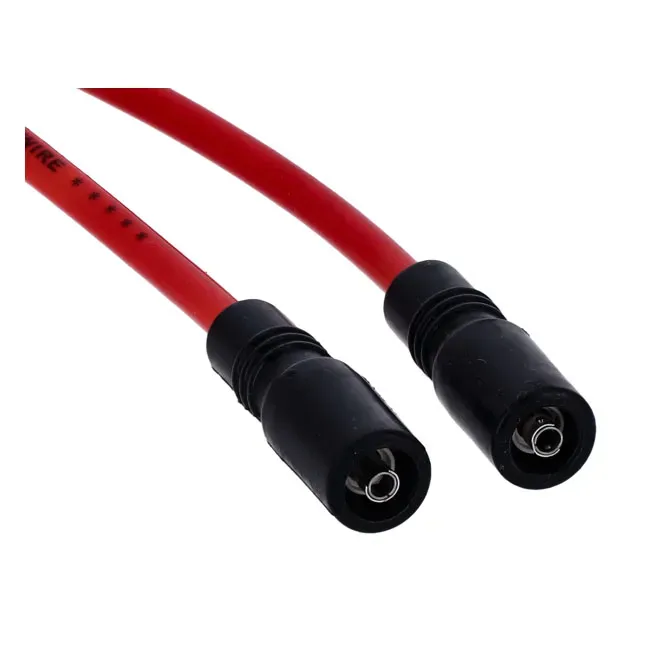 Accel, 8mm Ferro Spiral core spark plug wire set. Red - Afbeelding 4