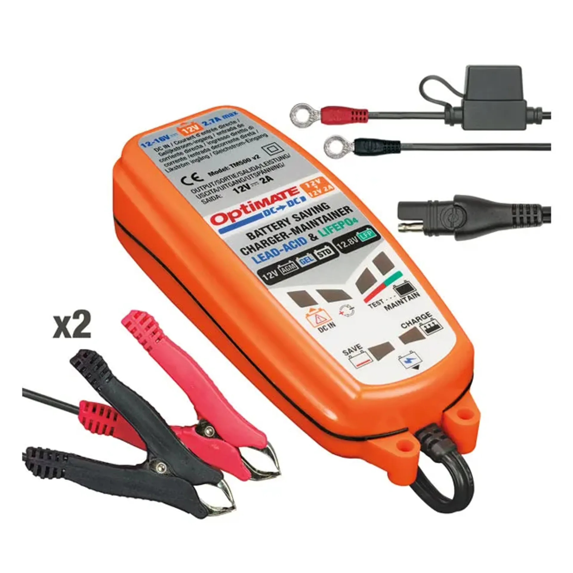 Tecmate OptiMATE, DC to DC battery charger