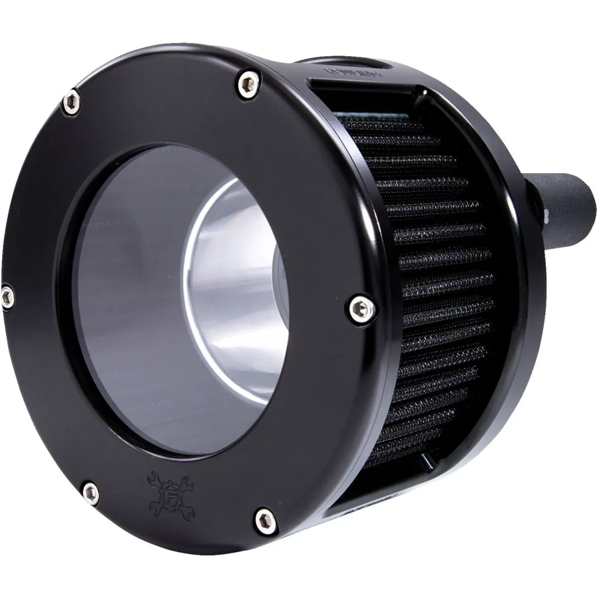 Air Cleaner – Ba Race Series – Black – Clear Cover – Black – M8