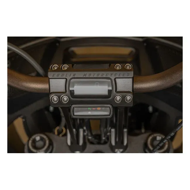 Kodlin, Fastback risers for OEM digital speedo. 10". Black - Afbeelding 5