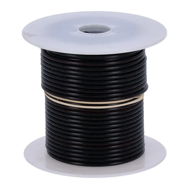 Wire on spool, 14 gauge. 100 ft. Black/Red - Afbeelding 3