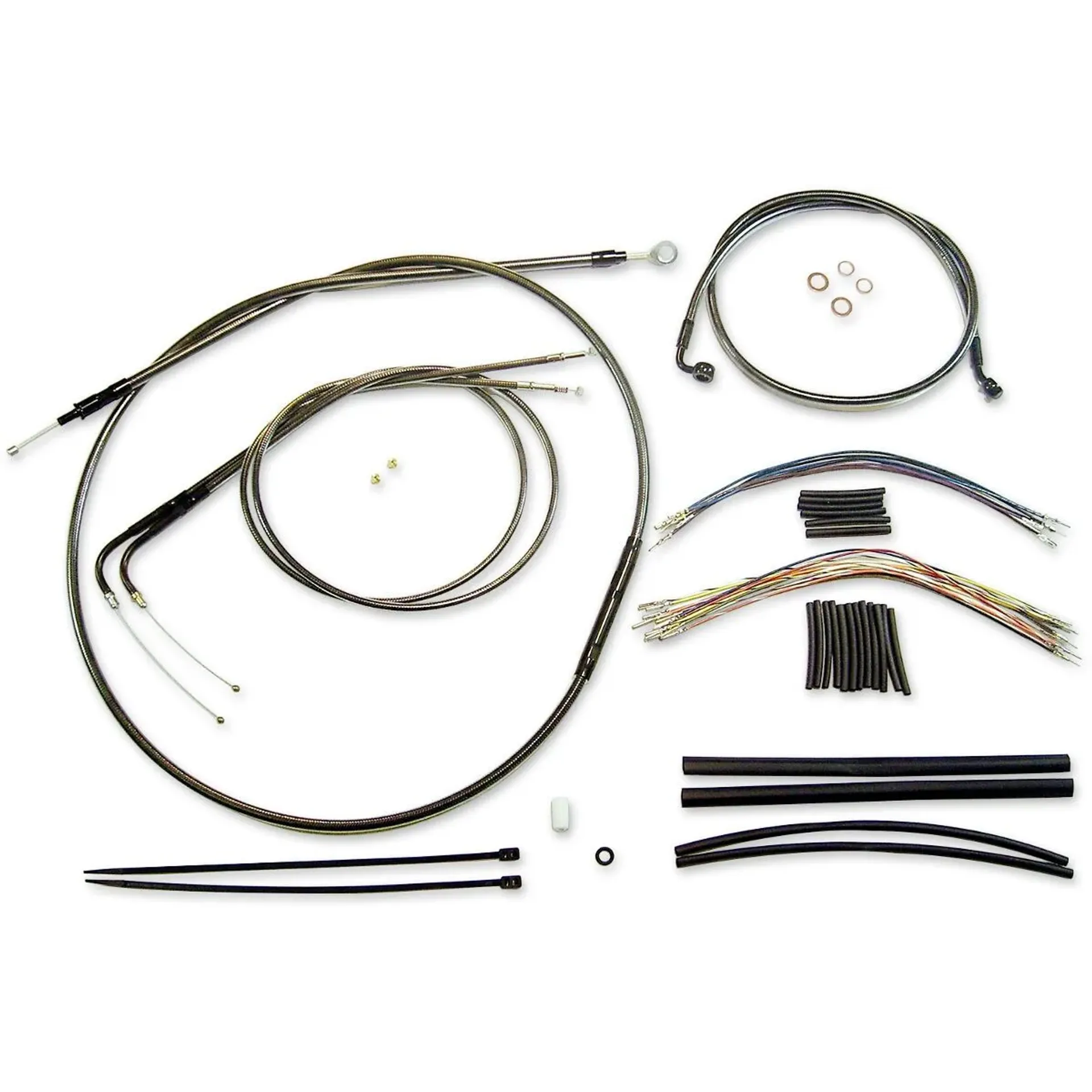Control Cable Kit Dyna Chrome Black