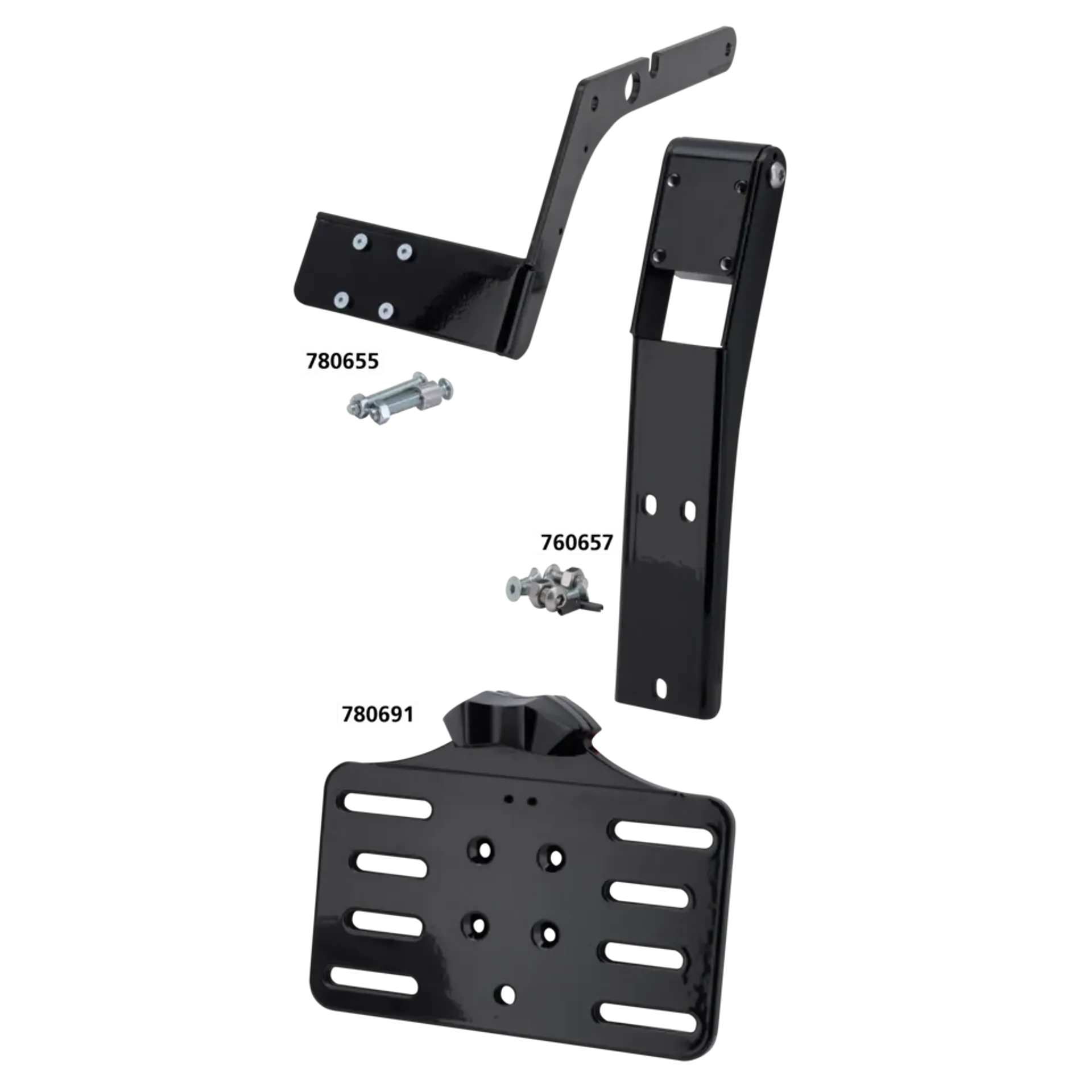 Blk Bracket only center mount XL04-UP