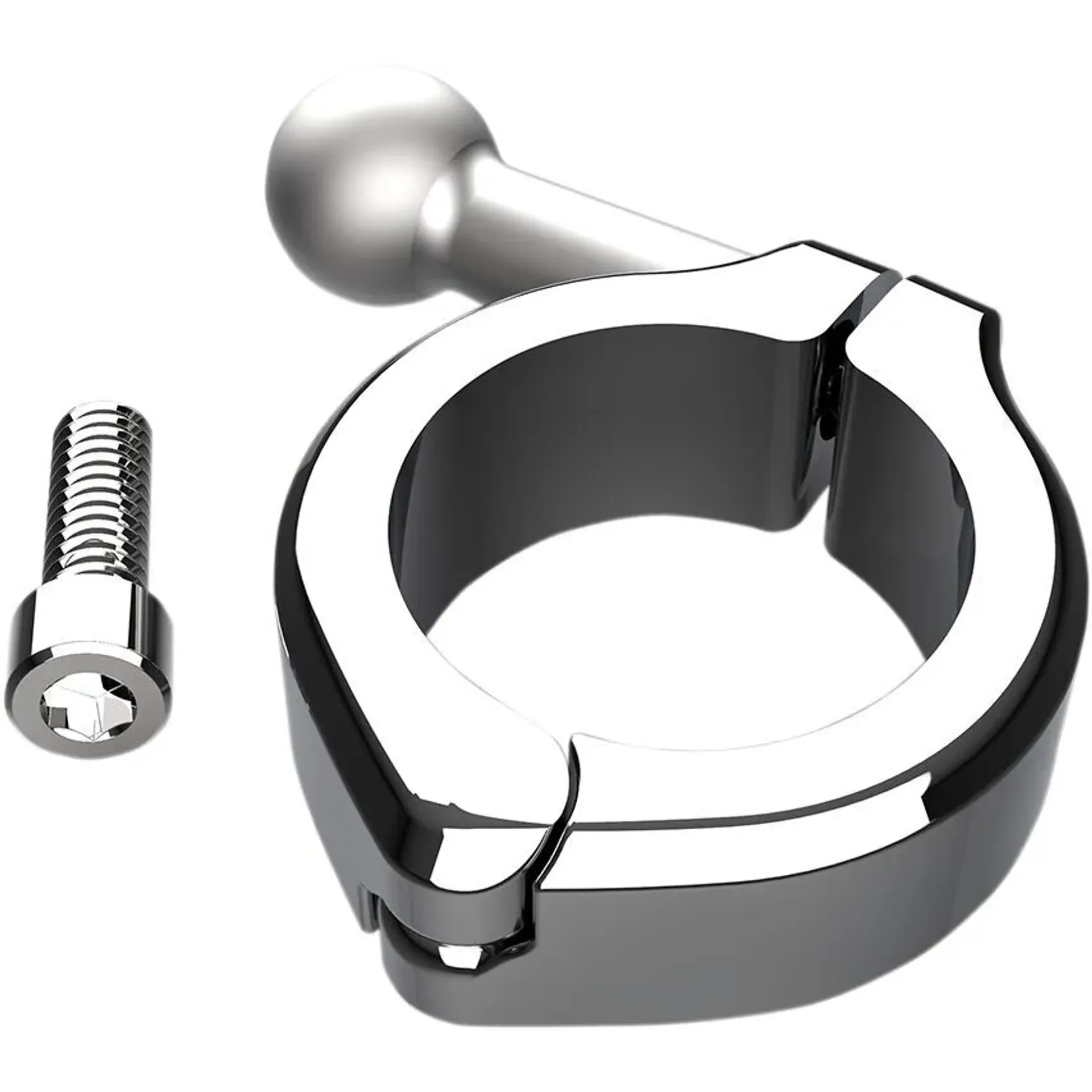 Clamp Alum Chrome 1.25″