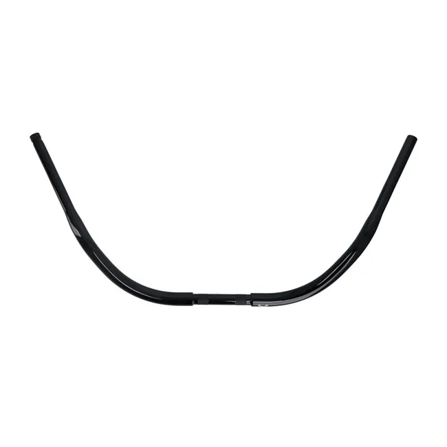 Burly, 1-1/4" Beach Bar handlebar. Gloss black - Afbeelding 2