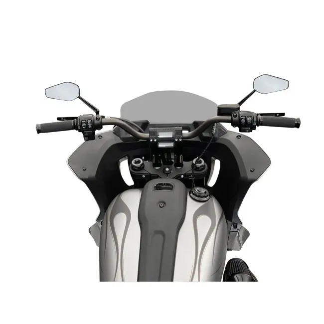 Kodlin, Fastback risers for OEM digital speedo. 6". Black - Afbeelding 7