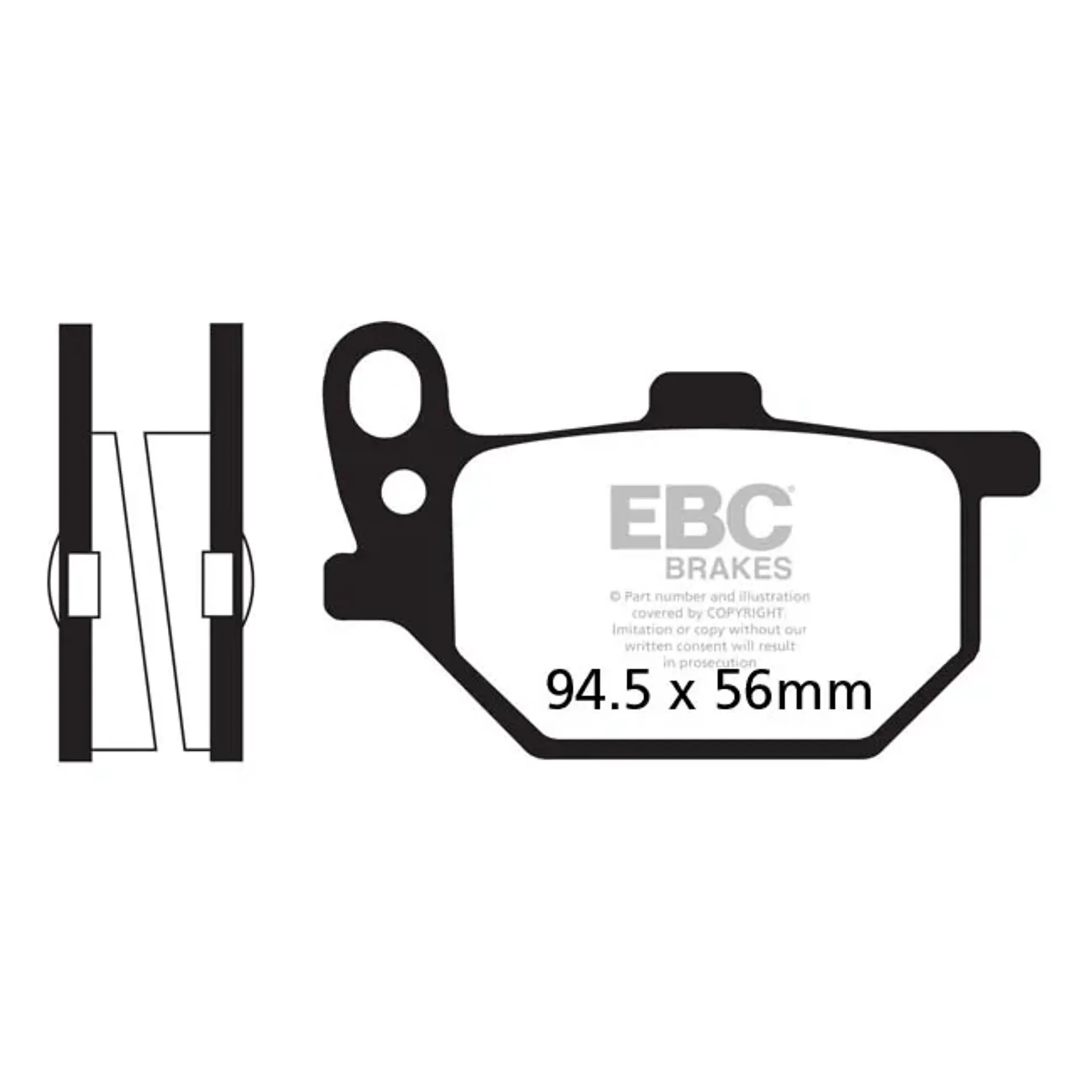 EBC Organic brake pads