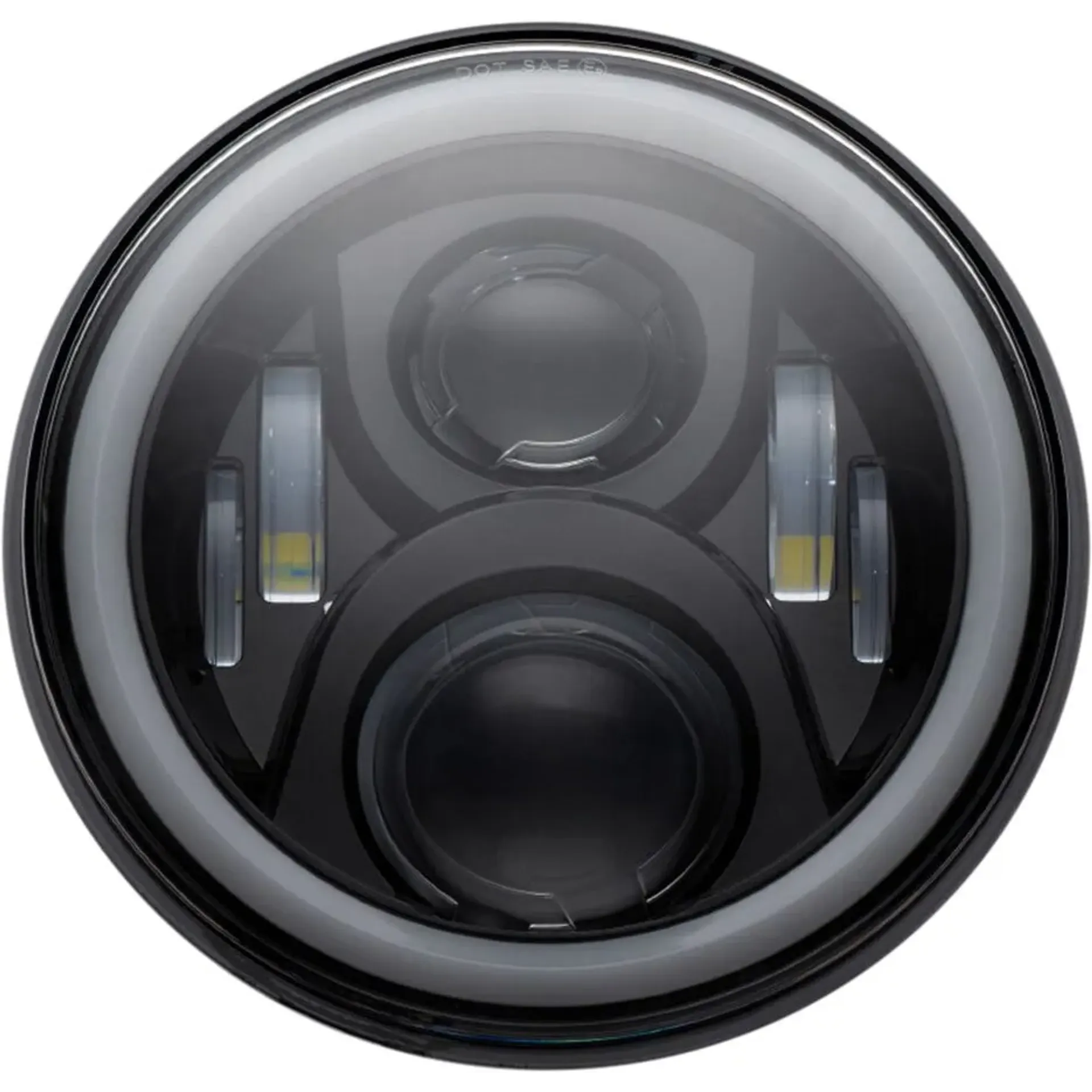 Headlamp 7″Led Halo Blk