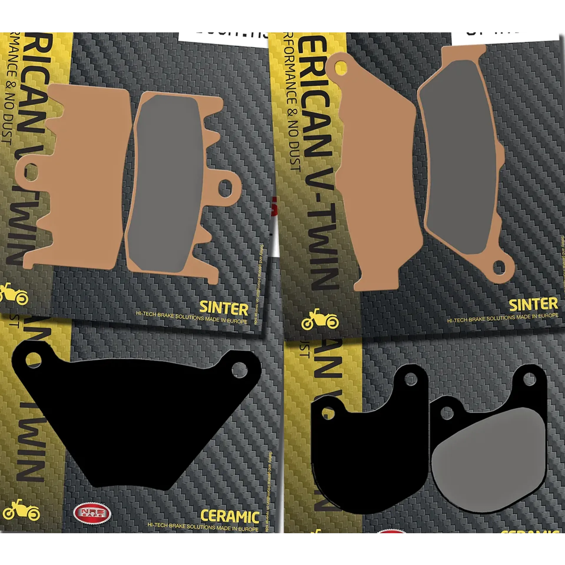 Brake pads RA/H21-up FTR19-up Chal19-up