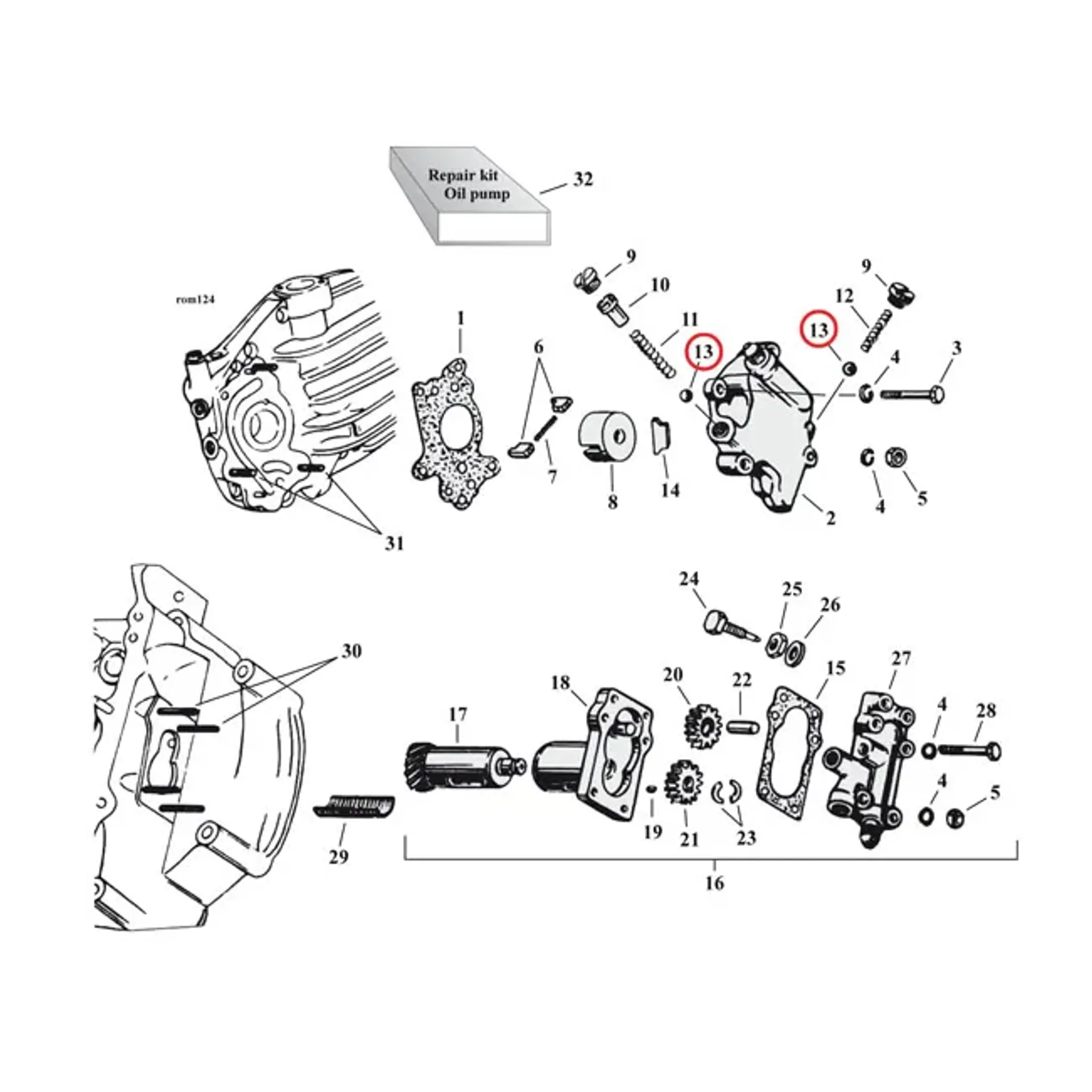 Ball 3/8" diameter oil pump