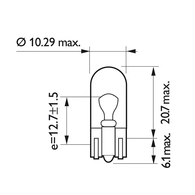 Philips light bulb W5W - Afbeelding 3