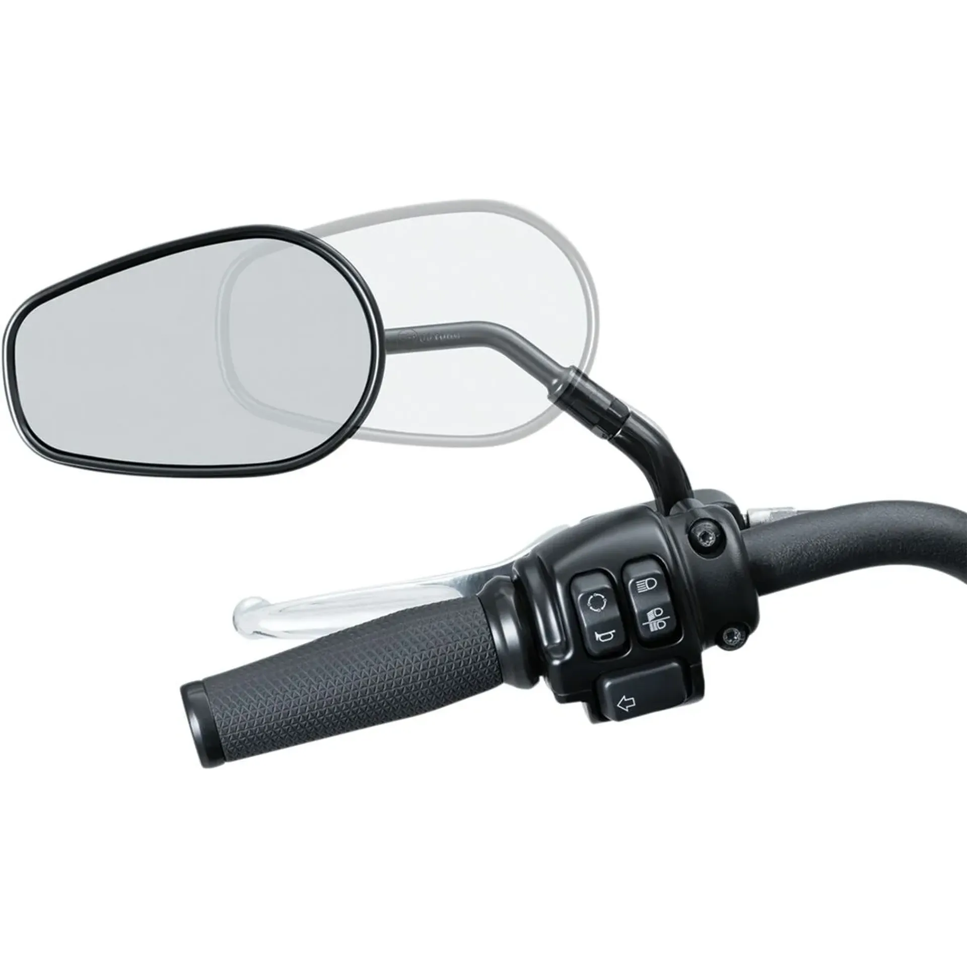 Stem Extender Mirror Blk