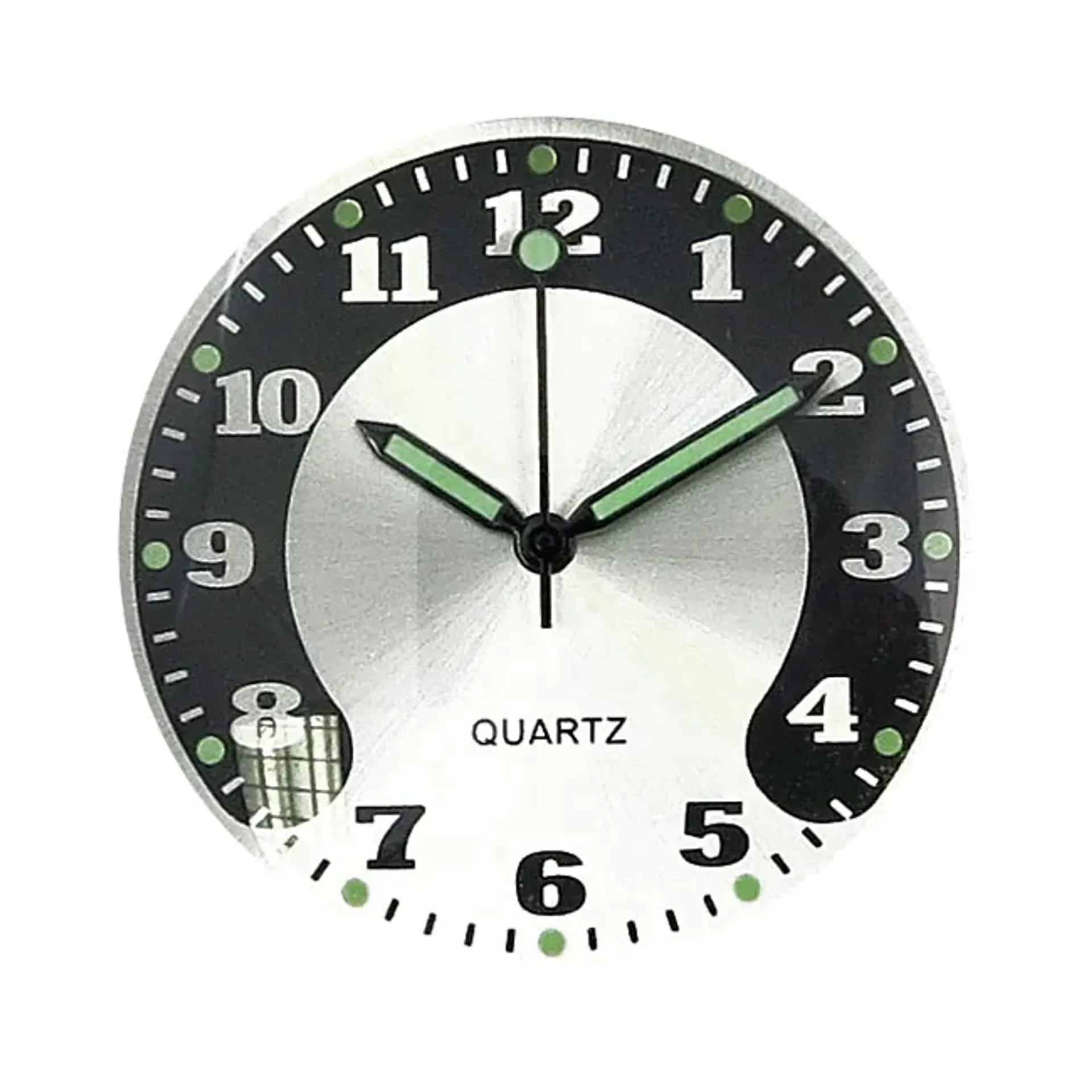 Handlebar mounted clock, black