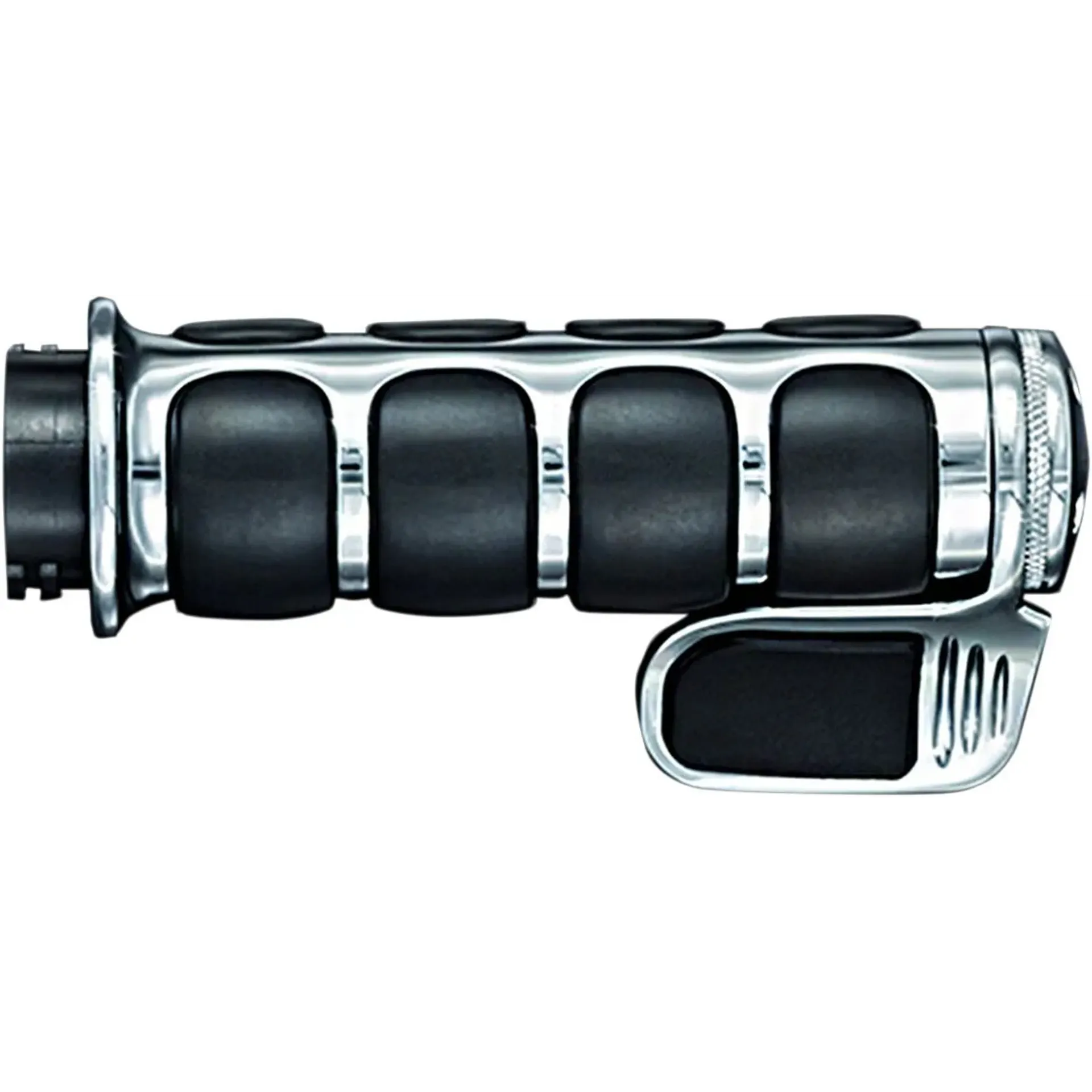 Iso-Grip For Dual Cable Throttle Chrome