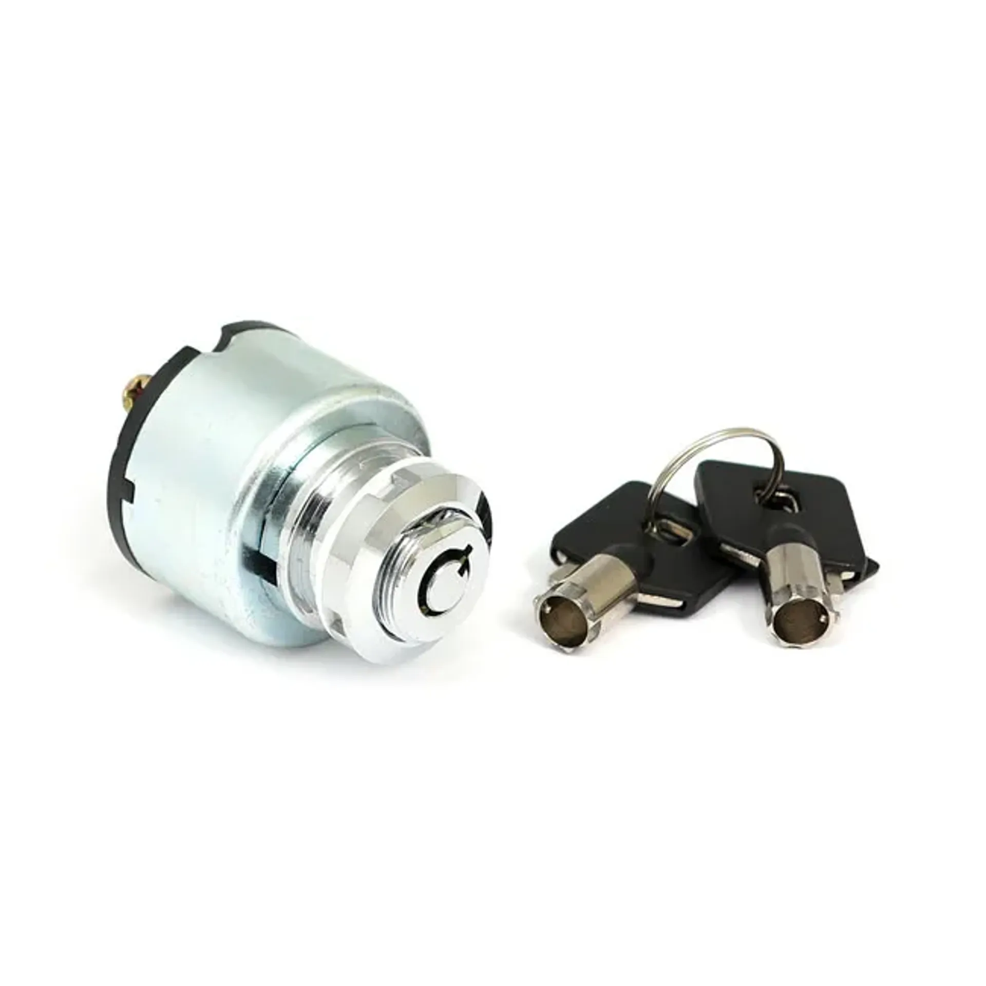 FX style ignition switch %27%27thick%27%27, round key. Chrome