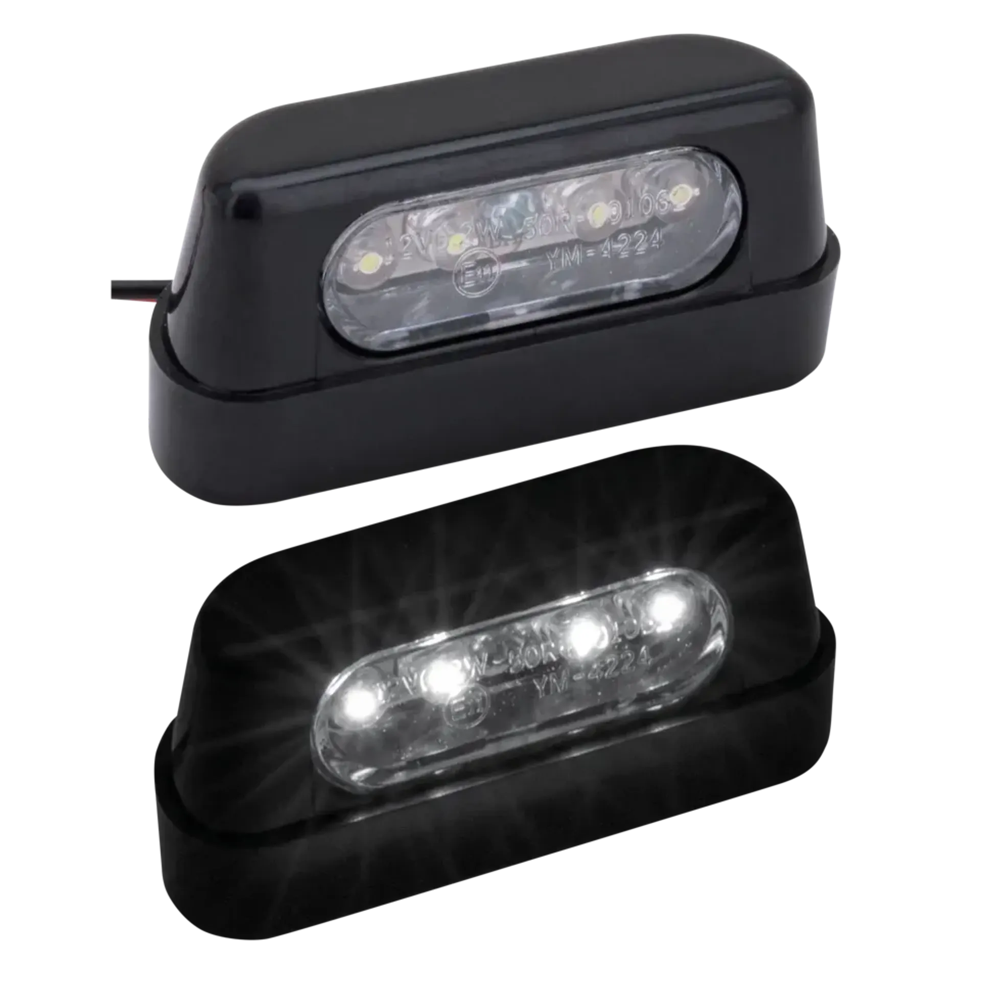 Licenseplate light 56x20x26mm