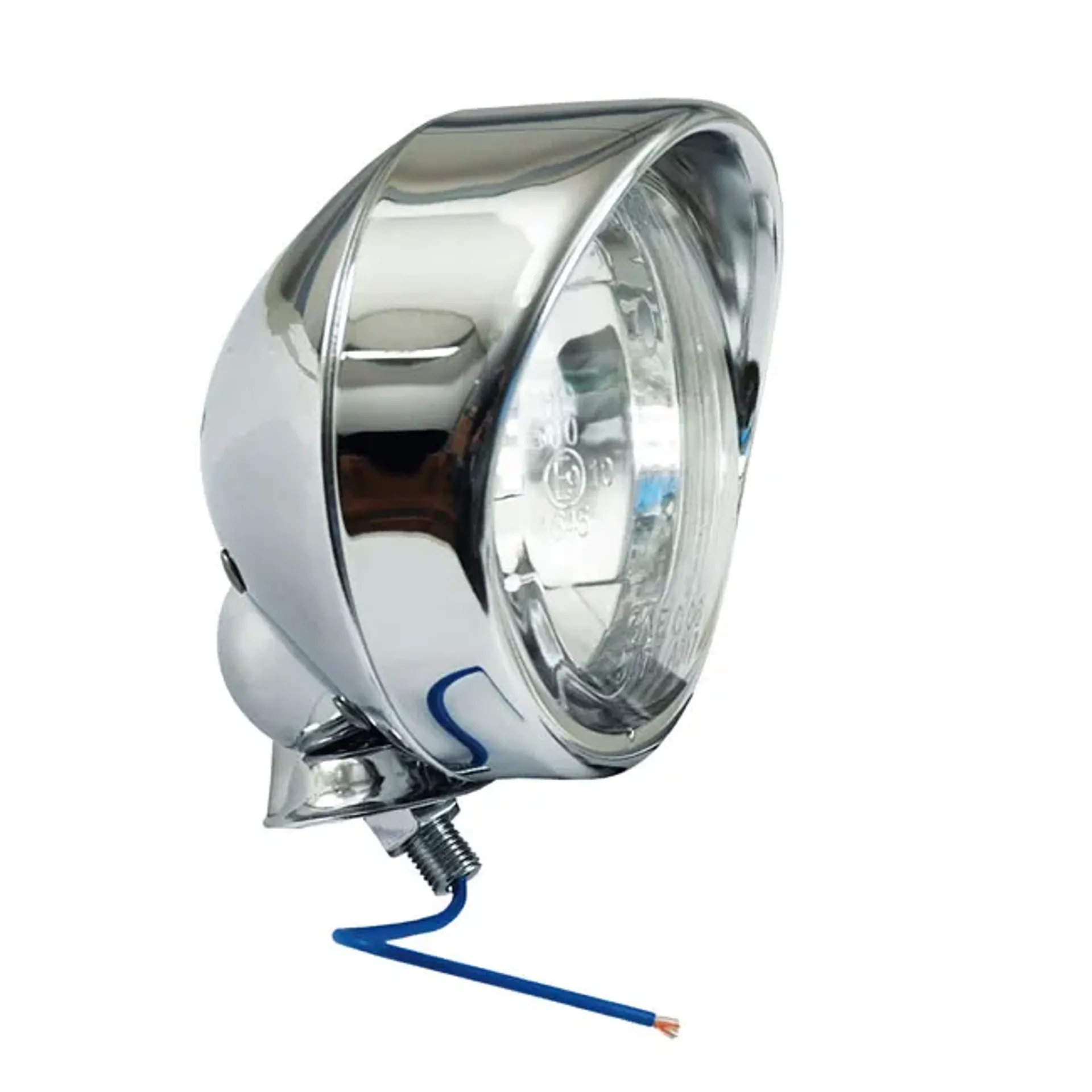 T-bone spotlamp. 3-1/2". Clear glass lens. with visor