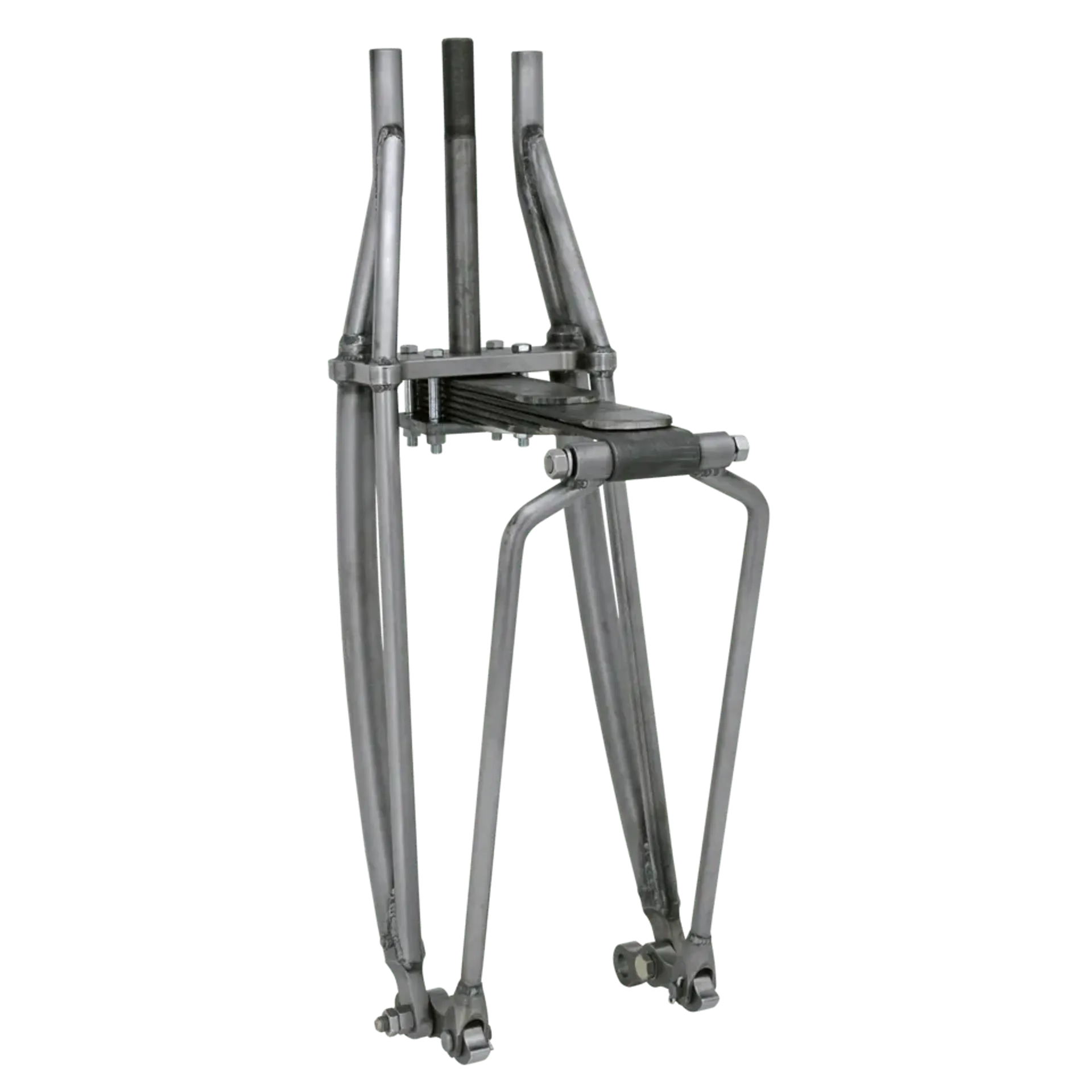 Indian style leafspring front fork