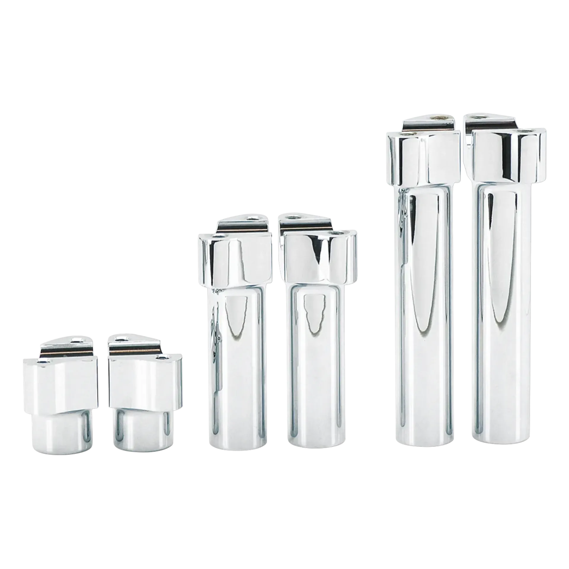 GZP Chrome Billet aluminum riser set